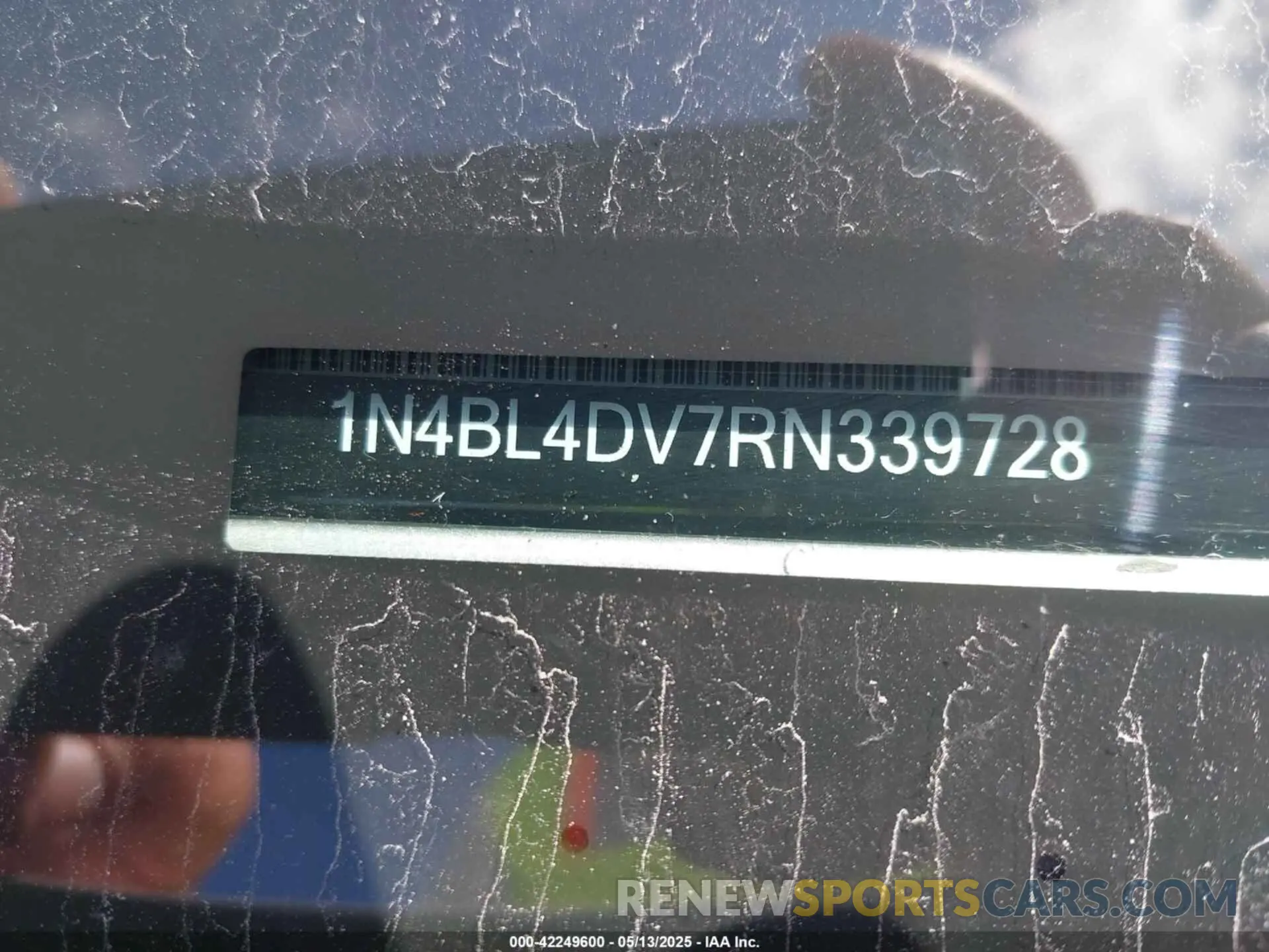 9 Photograph of a damaged car 1N4BL4DV7RN339728 NISSAN ALTIMA 2024