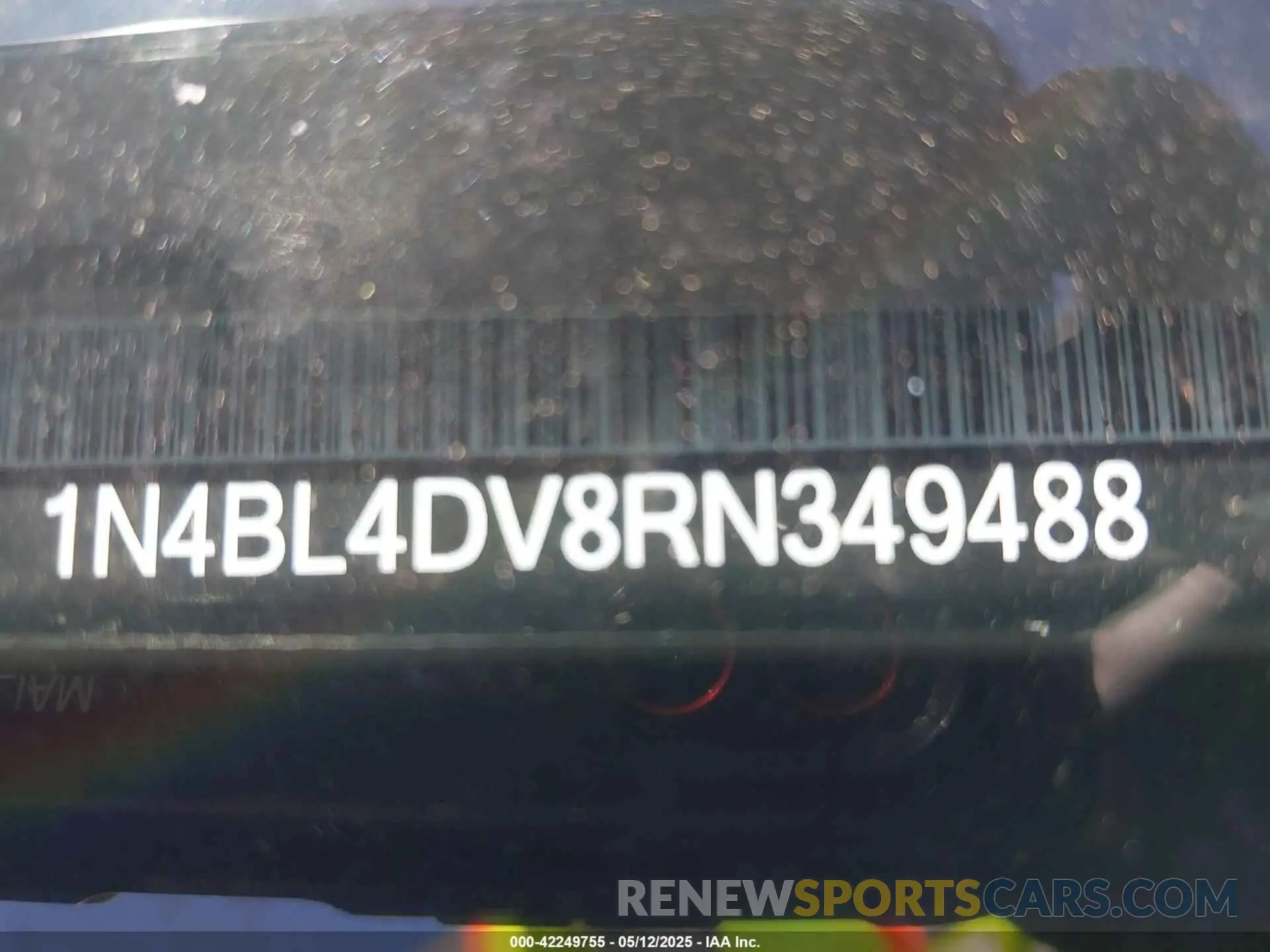 17 Photograph of a damaged car 1N4BL4DV8RN349488 NISSAN ALTIMA 2024