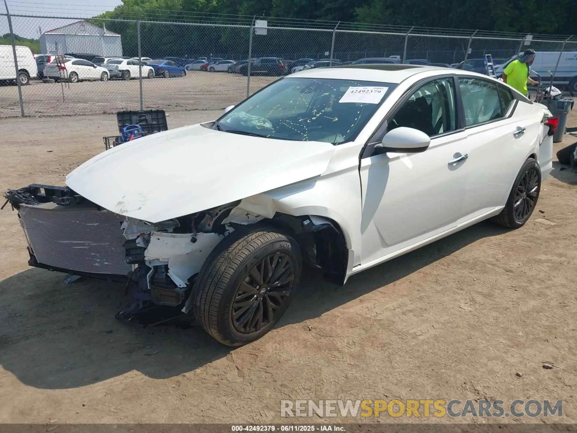 2 Photograph of a damaged car 1N4BL4DV1SN343702 NISSAN ALTIMA 2025