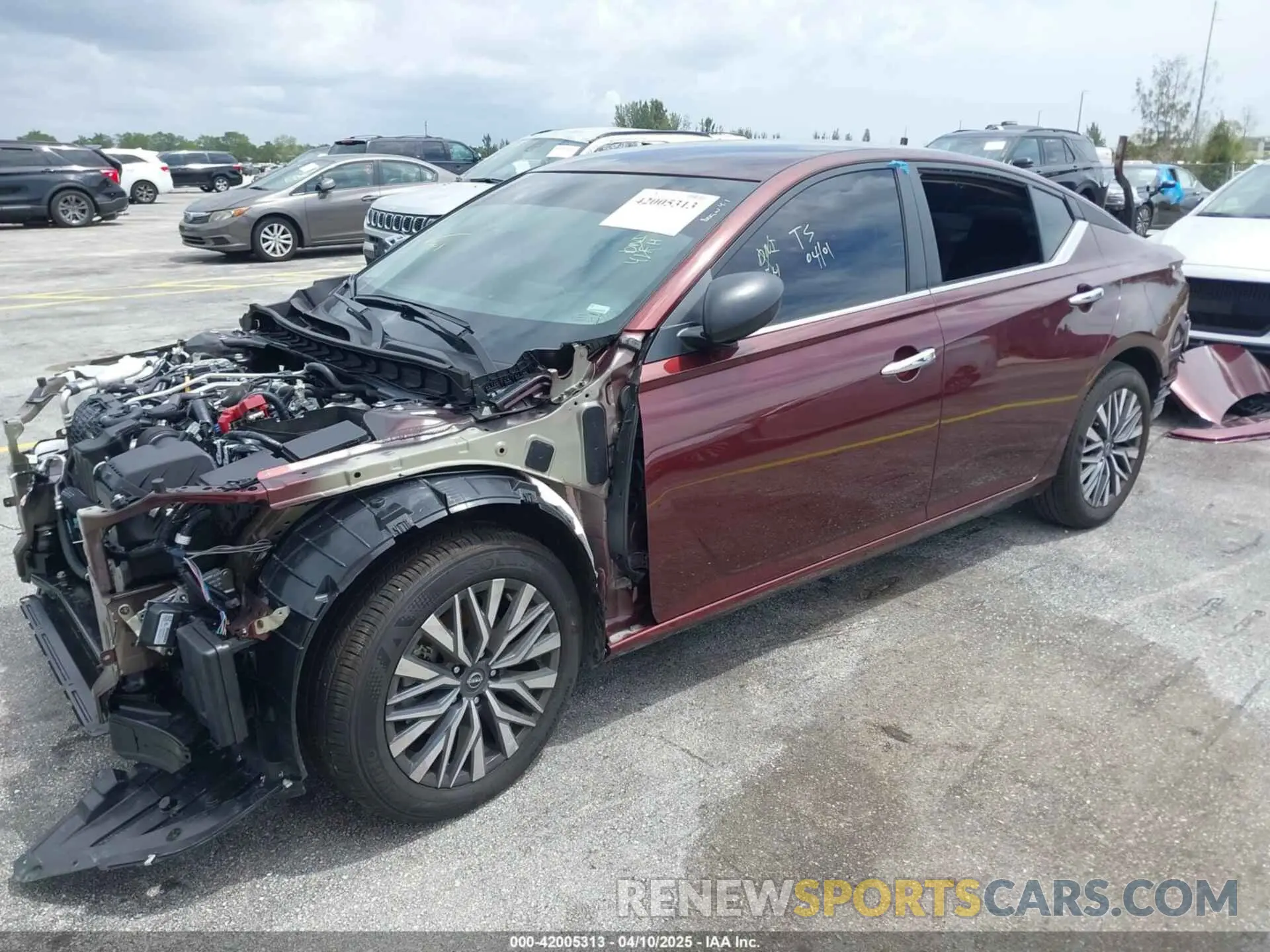 2 Photograph of a damaged car 1N4BL4DV2SN341926 NISSAN ALTIMA 2025