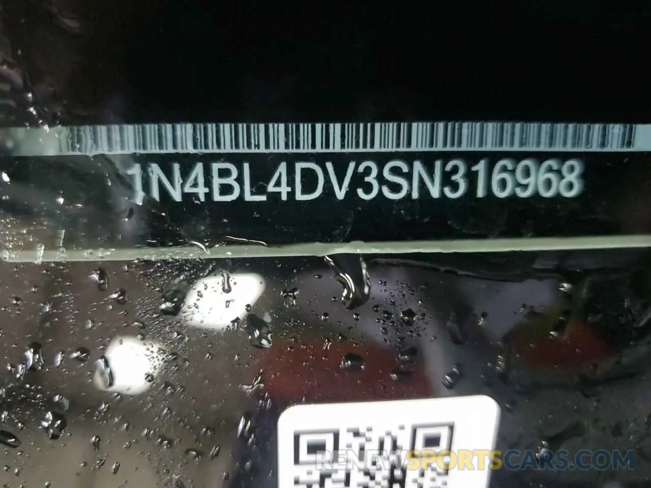 13 Photograph of a damaged car 1N4BL4DV3SN316968 NISSAN ALTIMA 2025