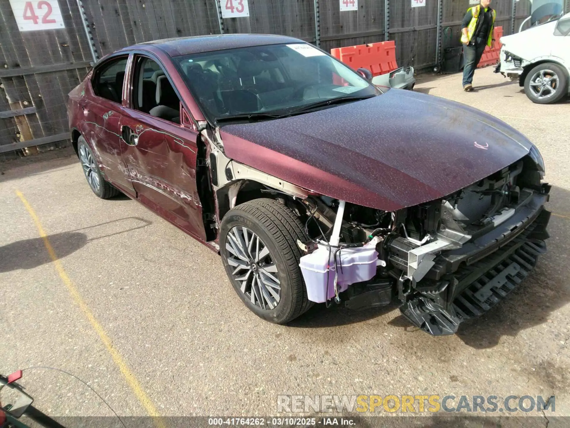 1 Photograph of a damaged car 1N4BL4DV9SN361705 NISSAN ALTIMA 2025