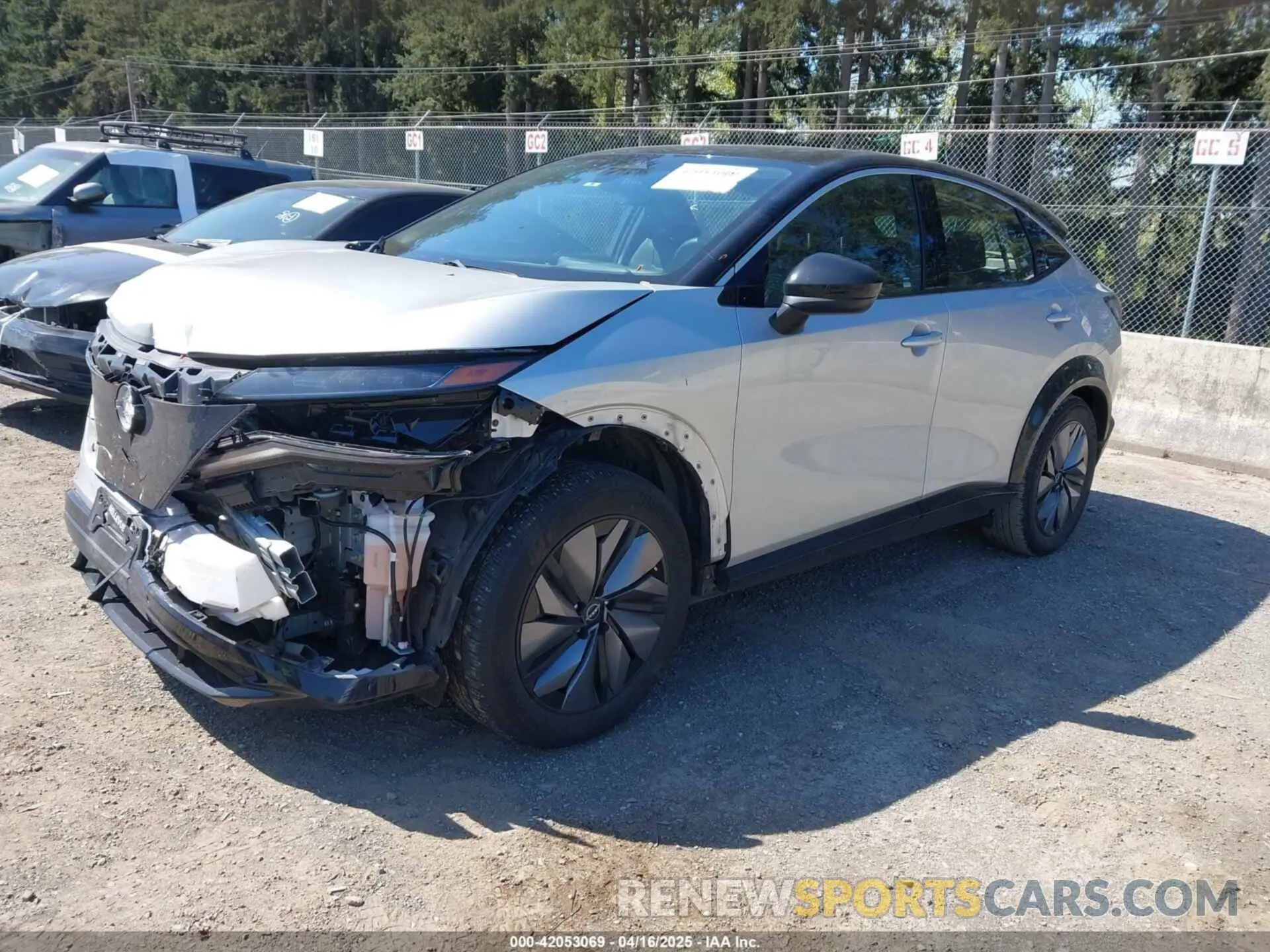 2 Photograph of a damaged car JN1AF0BA2PM407039 NISSAN ARIYA 2023
