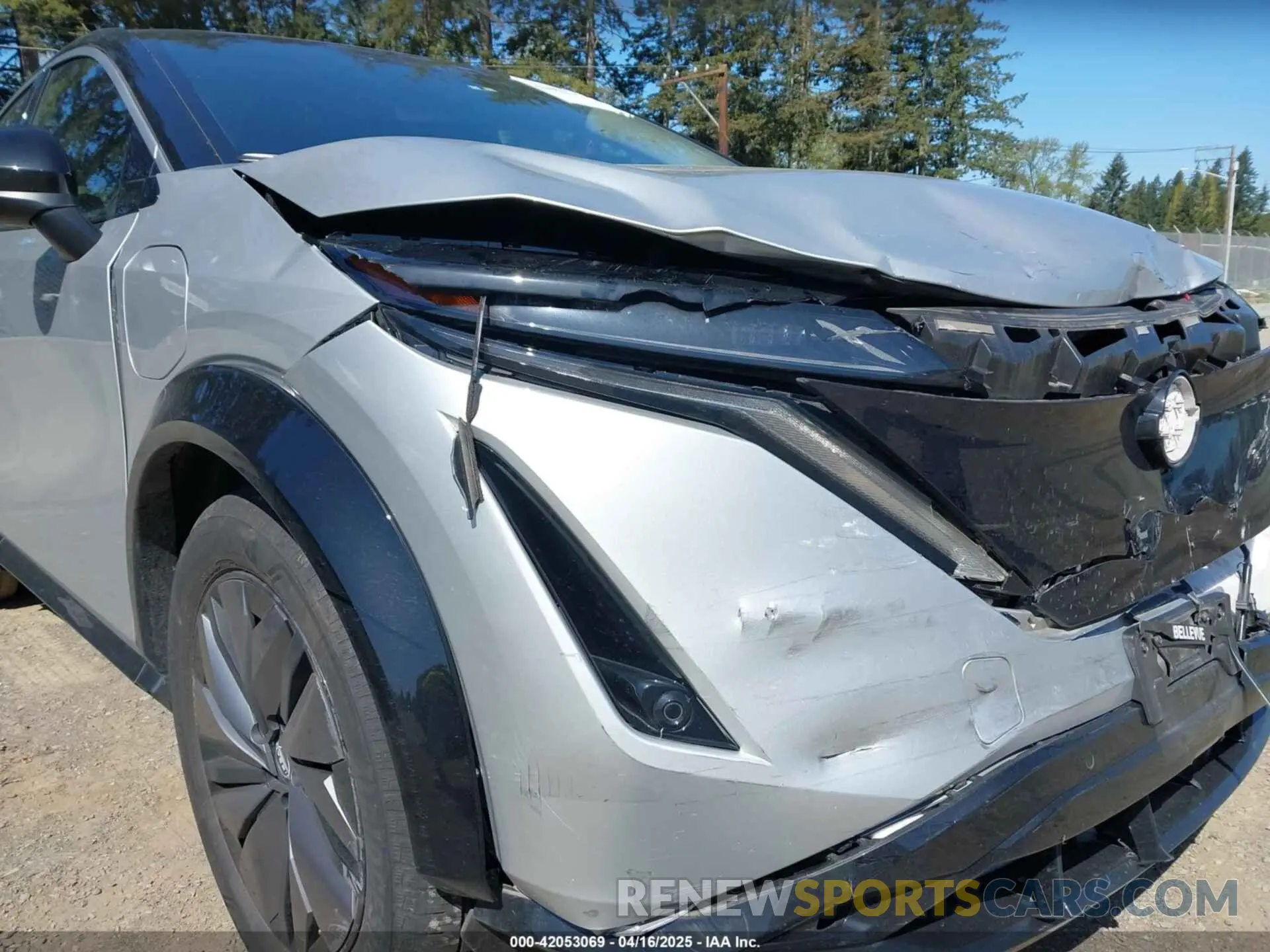 6 Photograph of a damaged car JN1AF0BA2PM407039 NISSAN ARIYA 2023