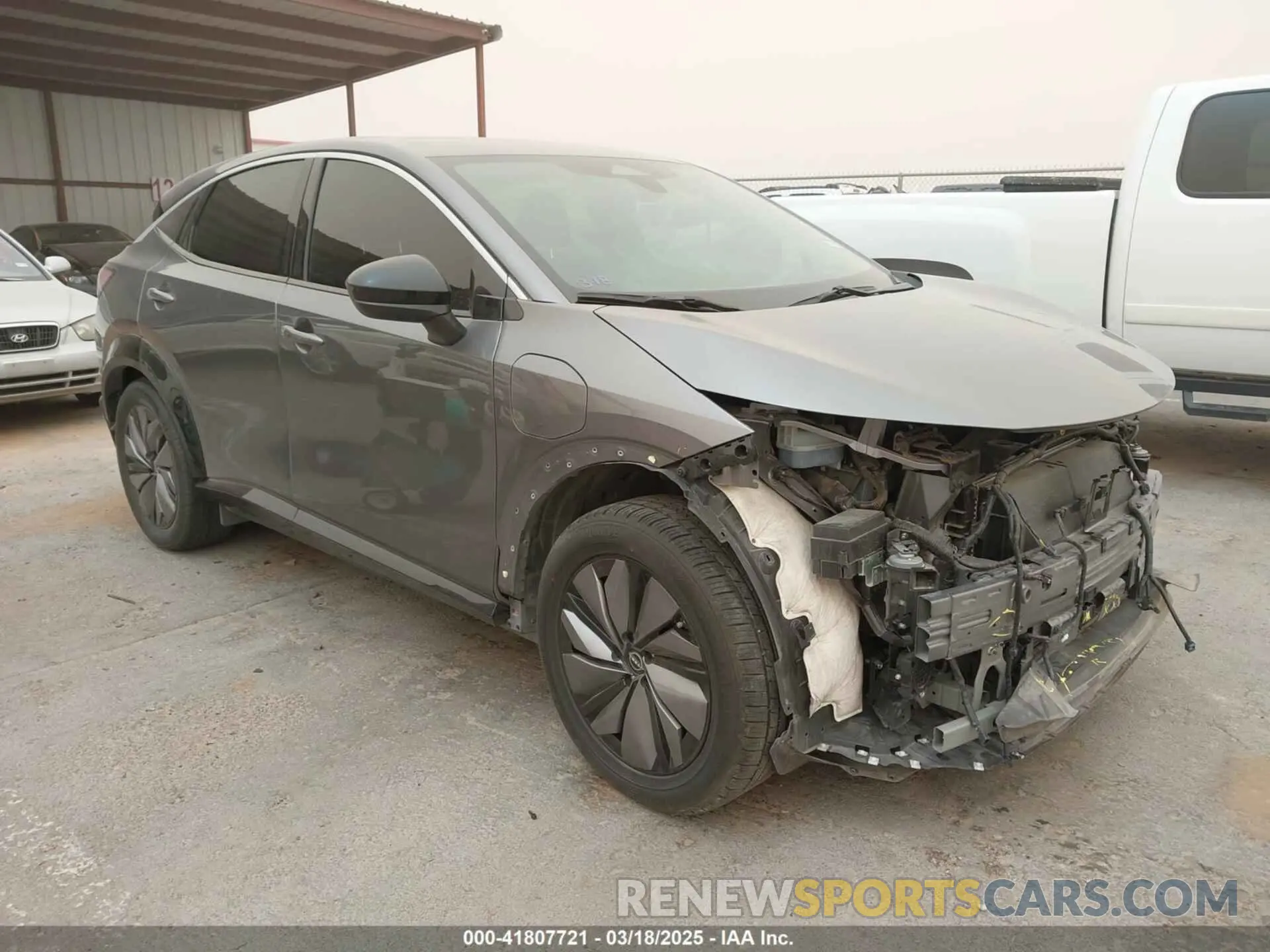 1 Photograph of a damaged car JN1AF0BA9PM408091 NISSAN ARIYA 2023