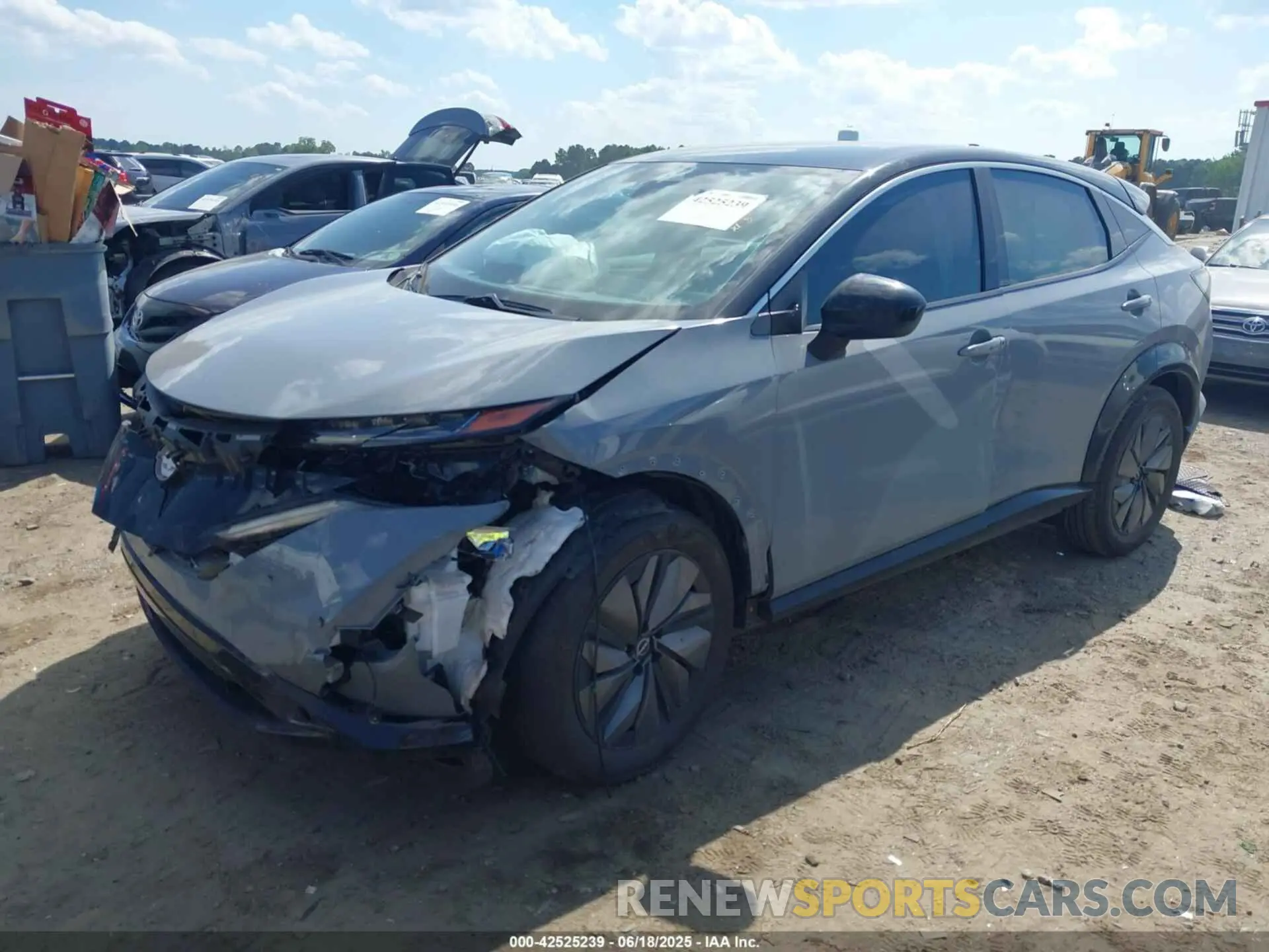 2 Photograph of a damaged car JN1BF0AA9PM411546 NISSAN ARIYA 2023