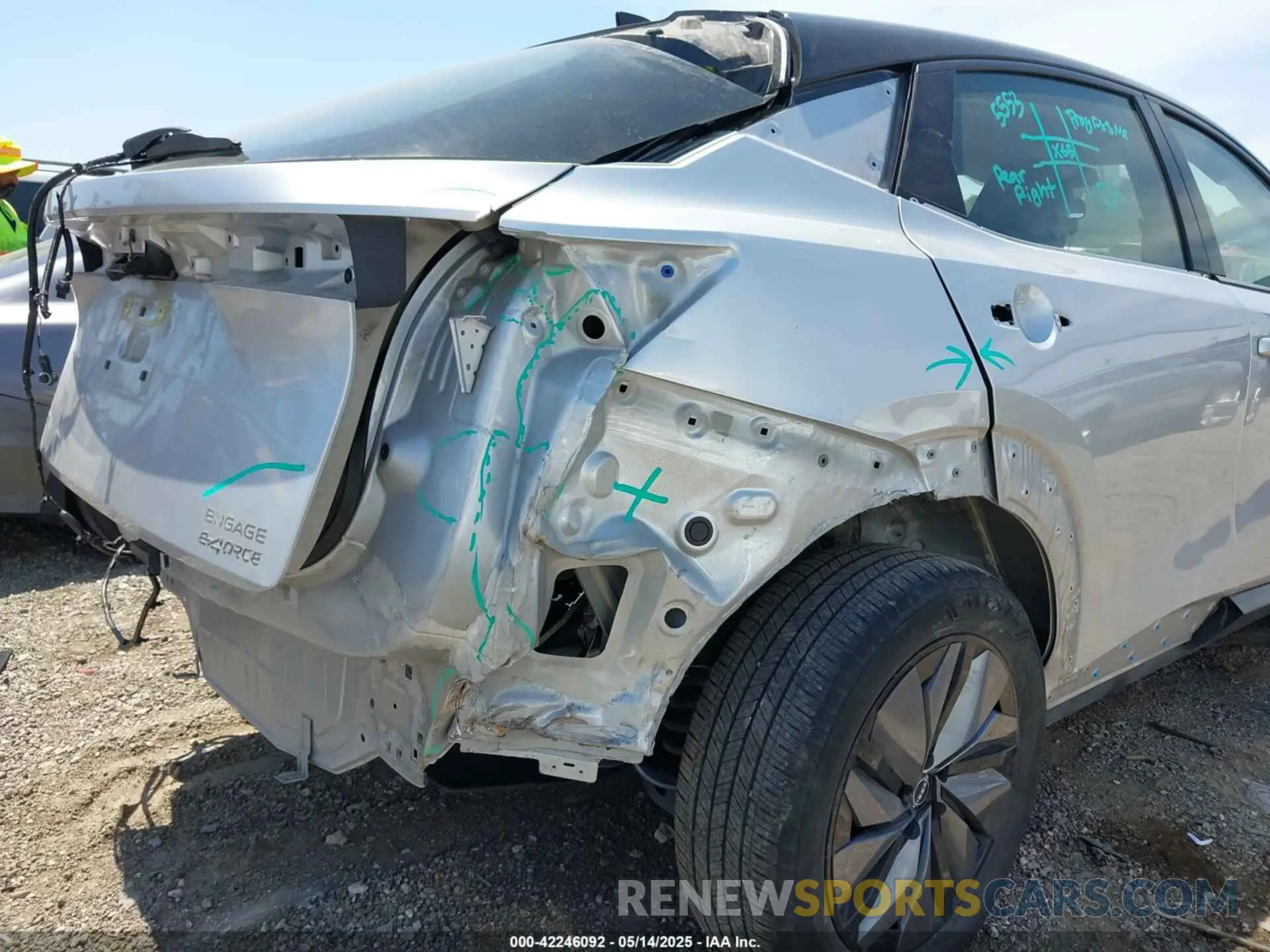 6 Photograph of a damaged car JN1CF0BB3PM704970 NISSAN ARIYA 2023
