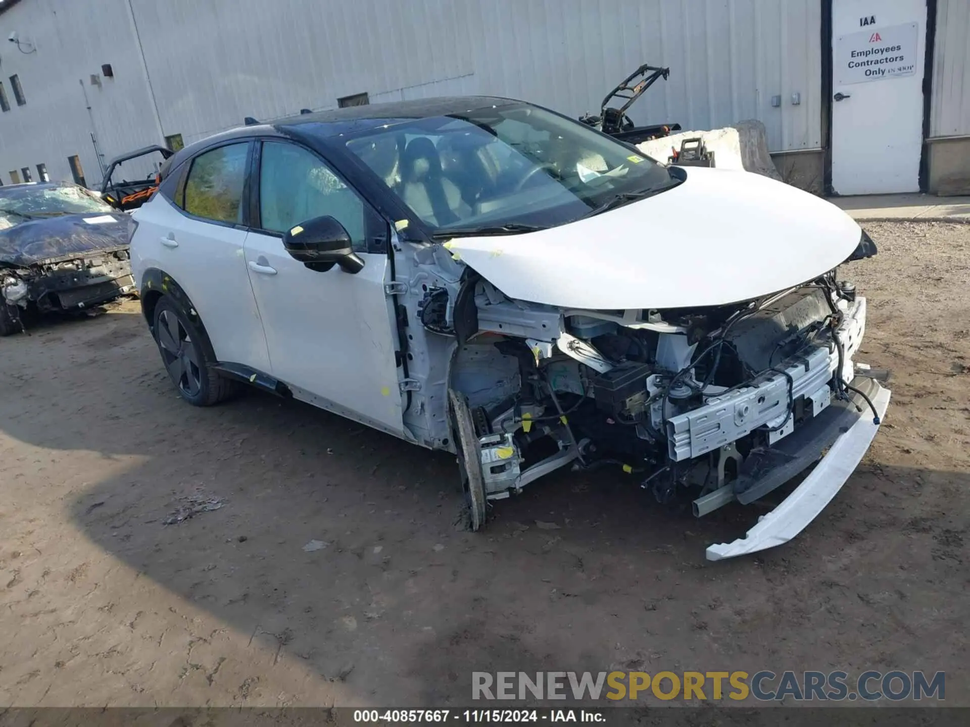 1 Photograph of a damaged car JN1DF0CD8PM708632 NISSAN ARIYA 2023