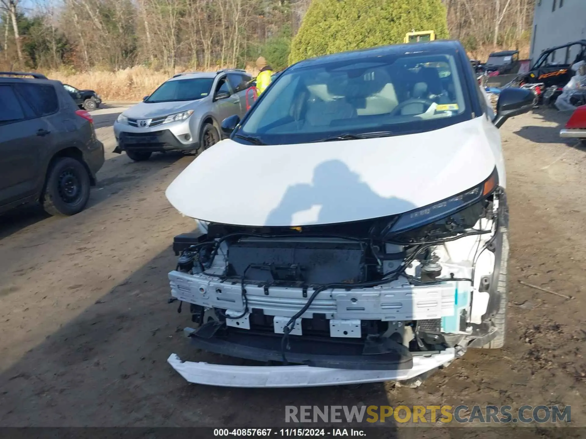 12 Photograph of a damaged car JN1DF0CD8PM708632 NISSAN ARIYA 2023