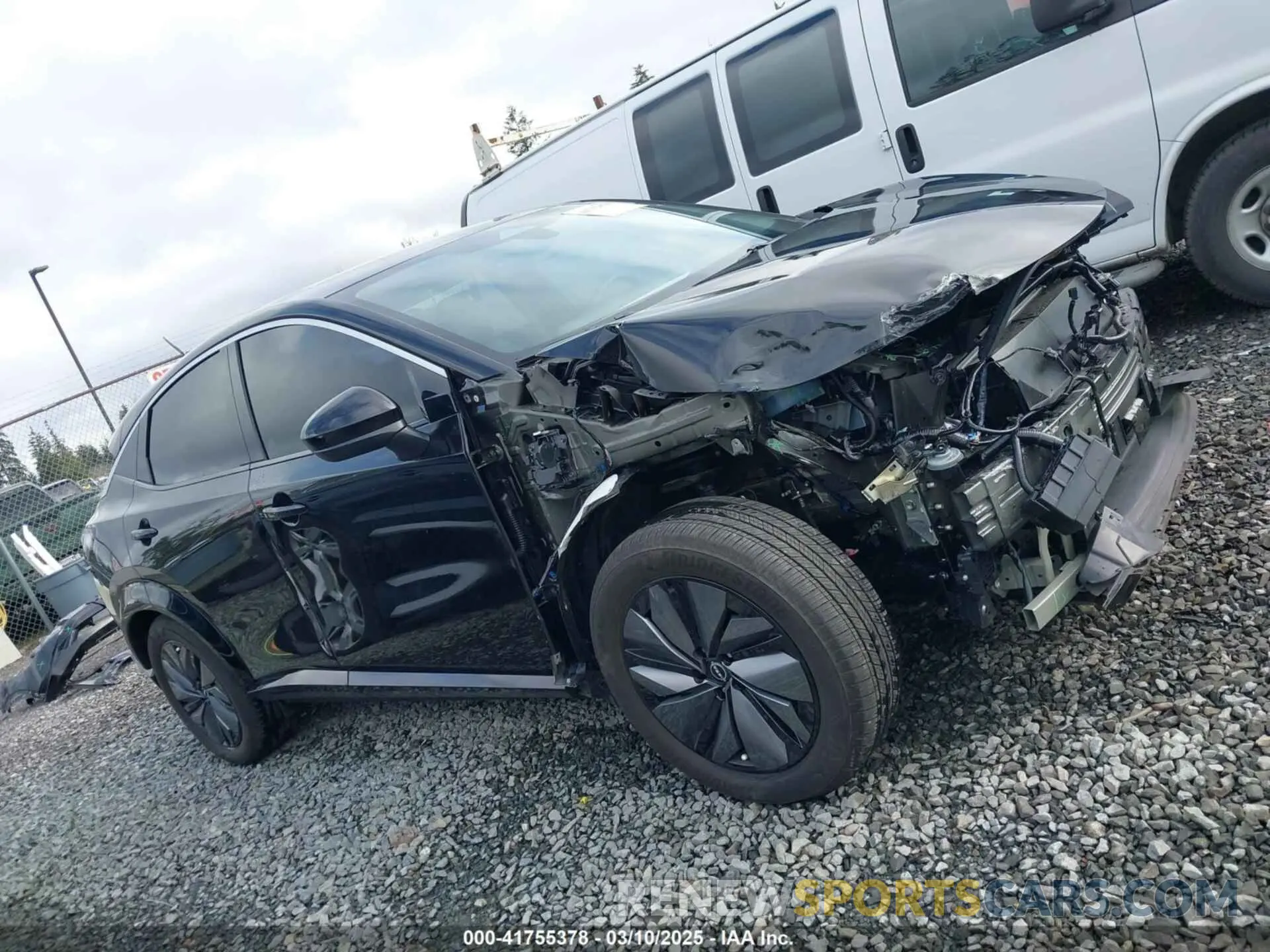 14 Photograph of a damaged car JN1AF0BA4RM435525 NISSAN ARIYA 2024