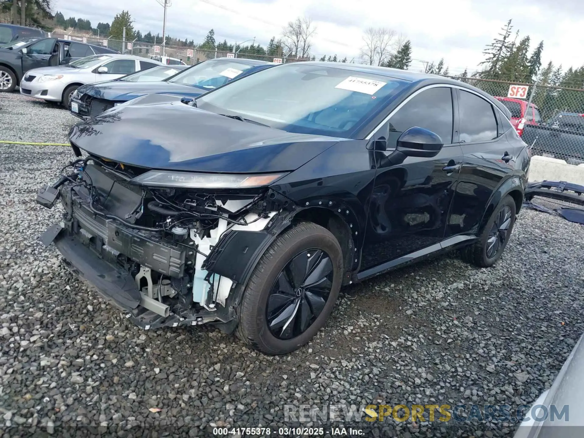 2 Photograph of a damaged car JN1AF0BA4RM435525 NISSAN ARIYA 2024