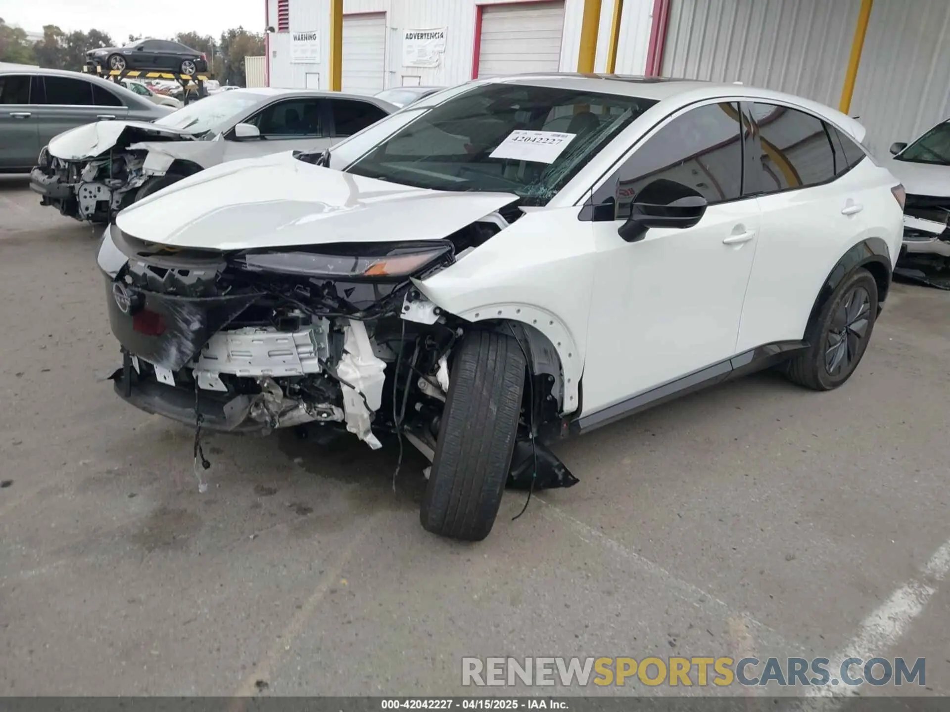2 Photograph of a damaged car JN1BF0BA3RM434564 NISSAN ARIYA 2024
