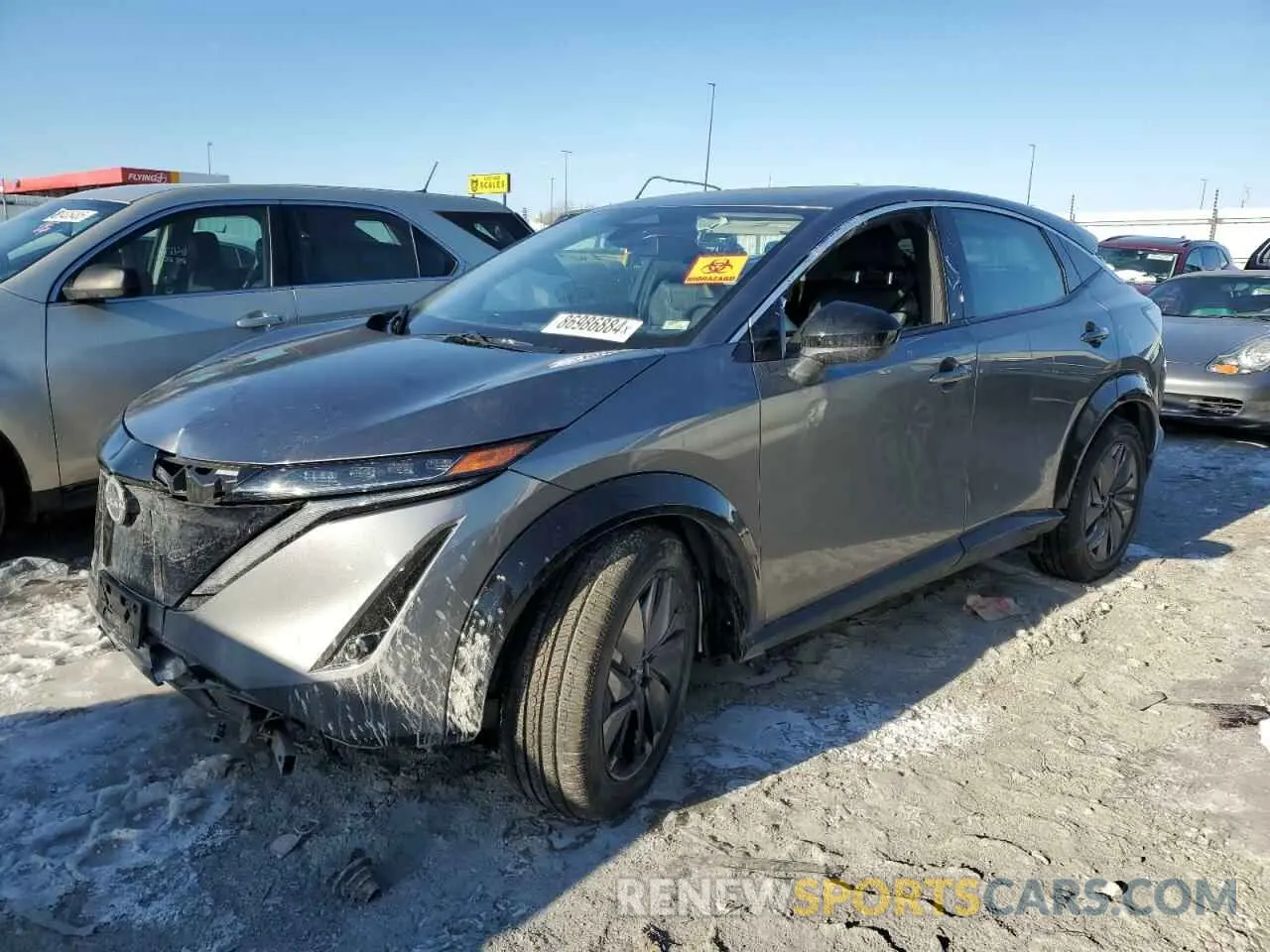 1 Photograph of a damaged car JN1AF0BA4PM408046 NISSAN ARIYA ENGA 2023