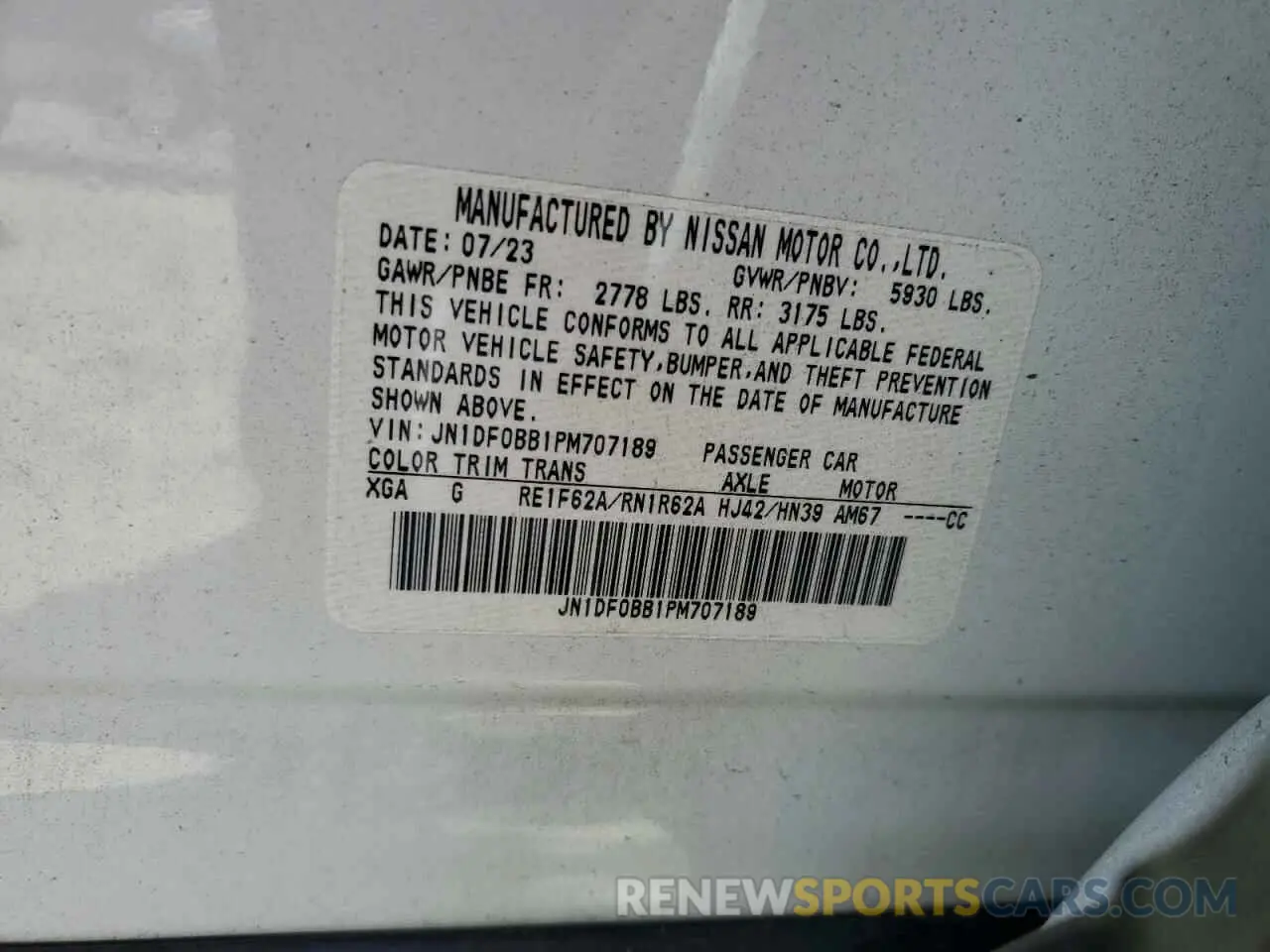 13 Photograph of a damaged car JN1DF0BB1PM707189 NISSAN ARIYA EVOL 2023