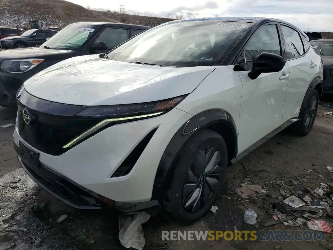1 Photograph of a damaged car JN1DF0BB6PM709617 NISSAN ARIYA EVOL 2023
