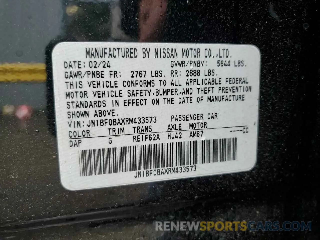 12 Photograph of a damaged car JN1BF0BAXRM433573 NISSAN ARIYA EVOL 2024