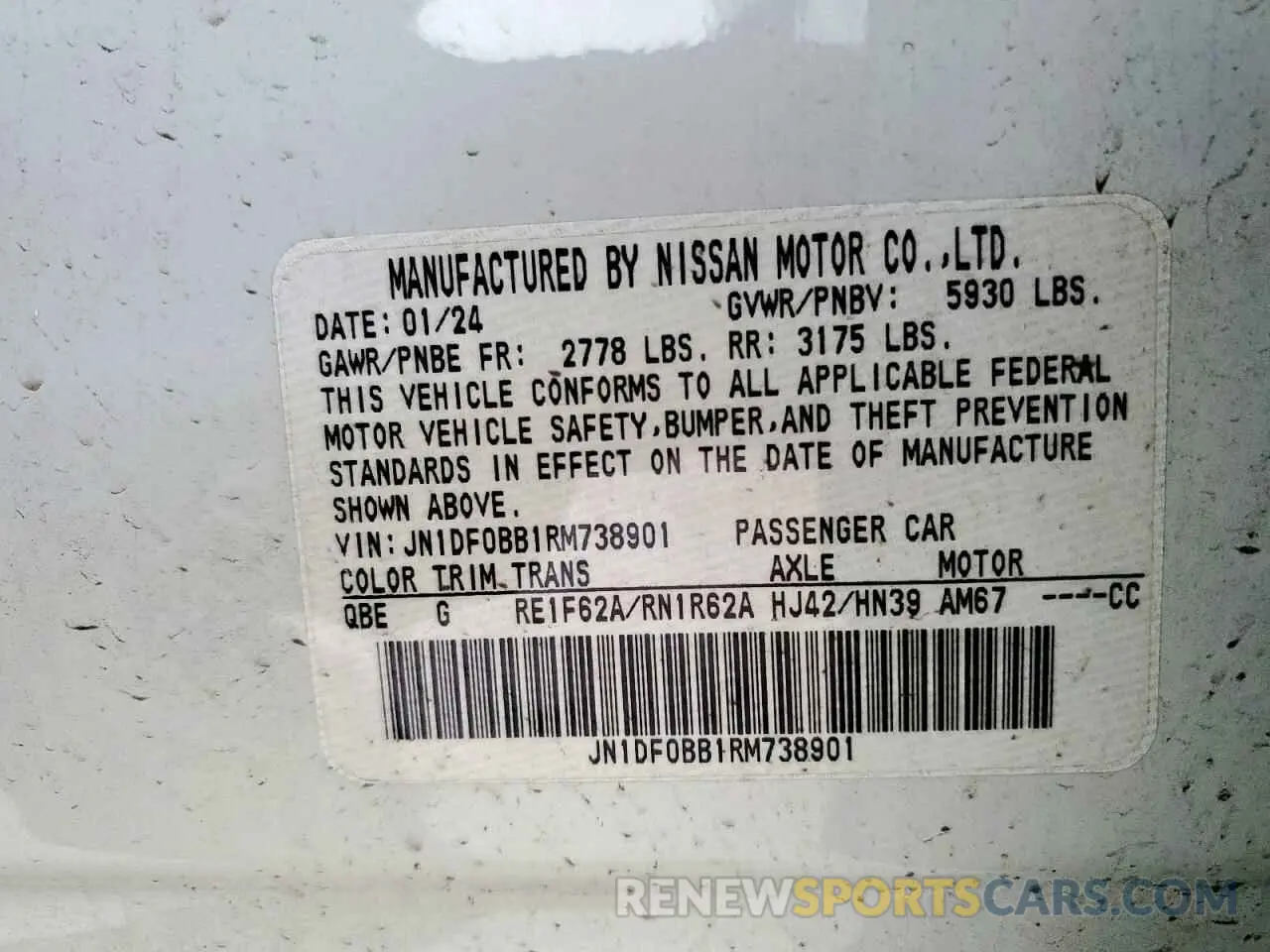 13 Photograph of a damaged car JN1DF0BB1RM738901 NISSAN ARIYA EVOL 2024