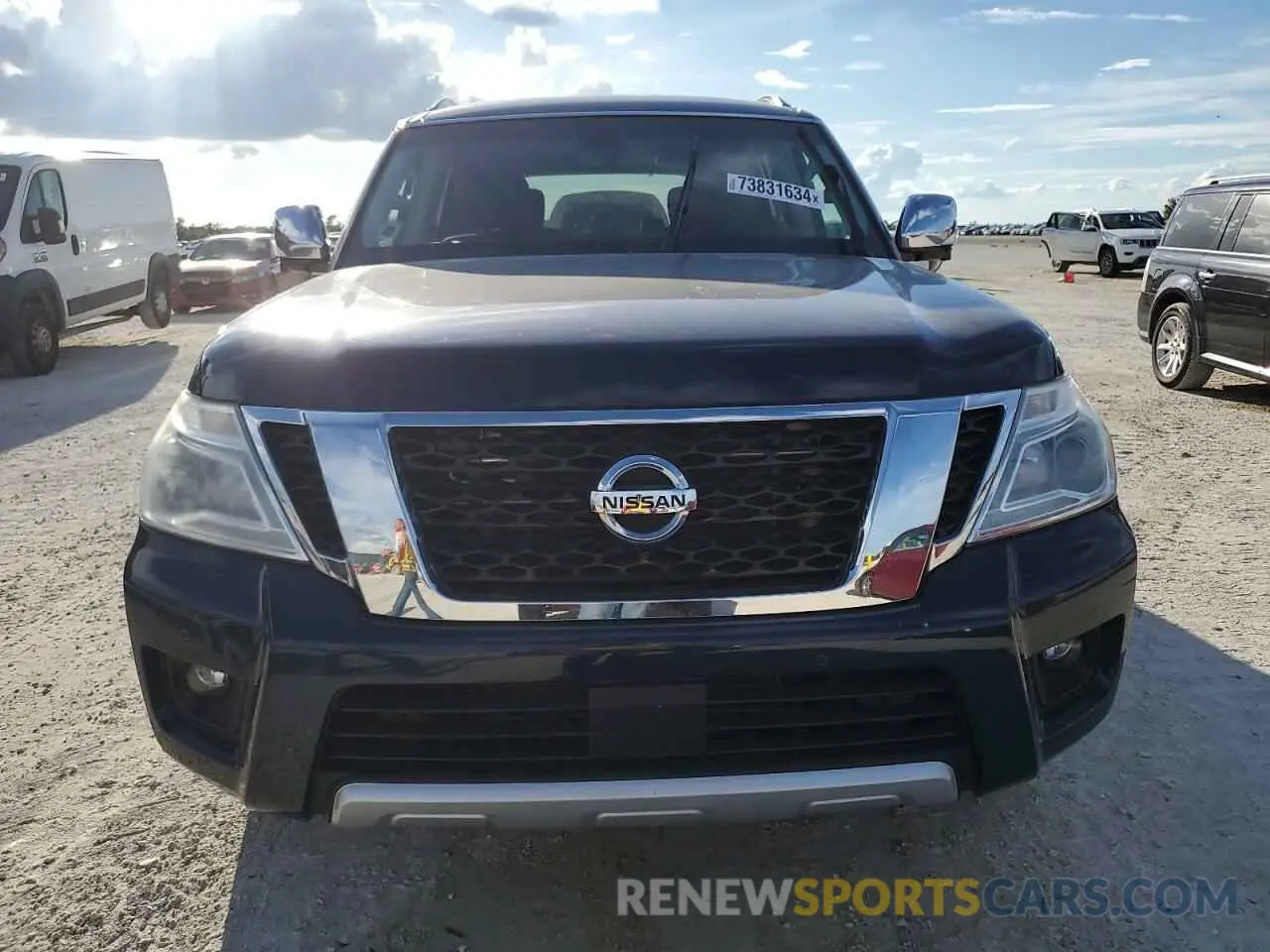 5 Photograph of a damaged car JN8AY2NC6H9511168 NISSAN ARMADA 2017