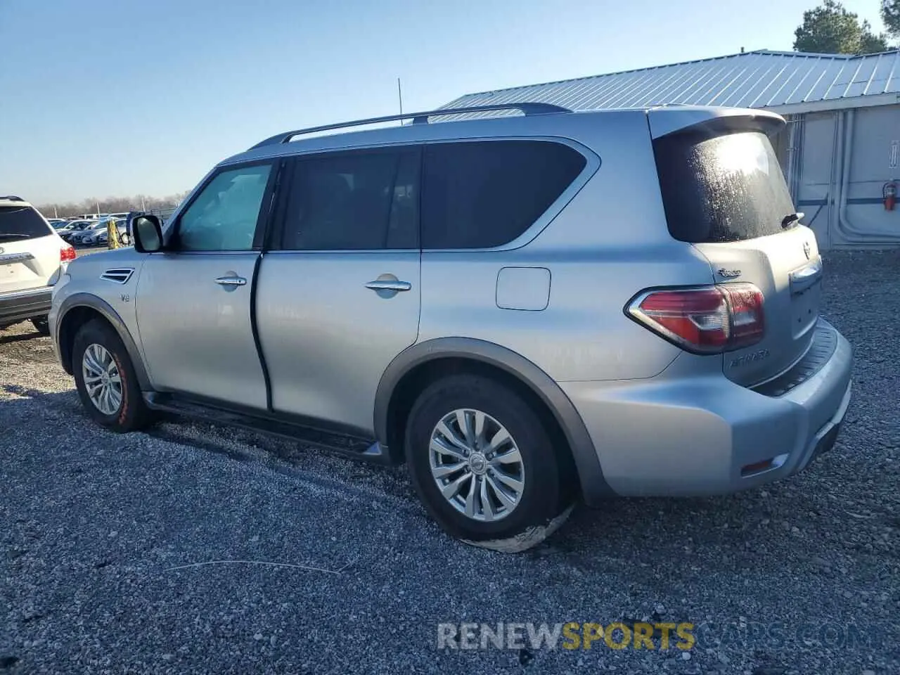 2 Photograph of a damaged car JN8AY2NC0K9587184 NISSAN ARMADA 2019