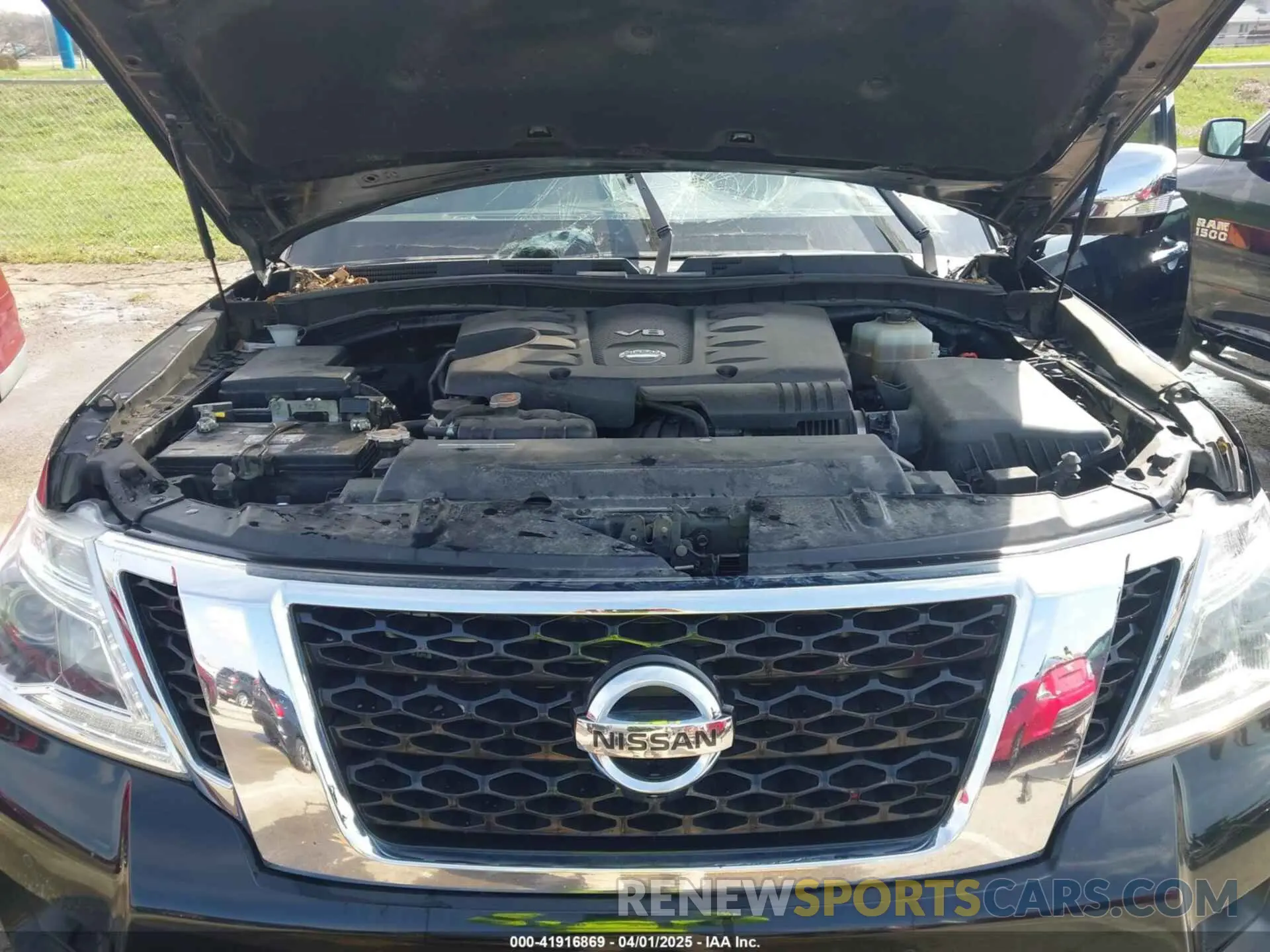 10 Photograph of a damaged car JN8AY2NC0KX512433 NISSAN ARMADA 2019