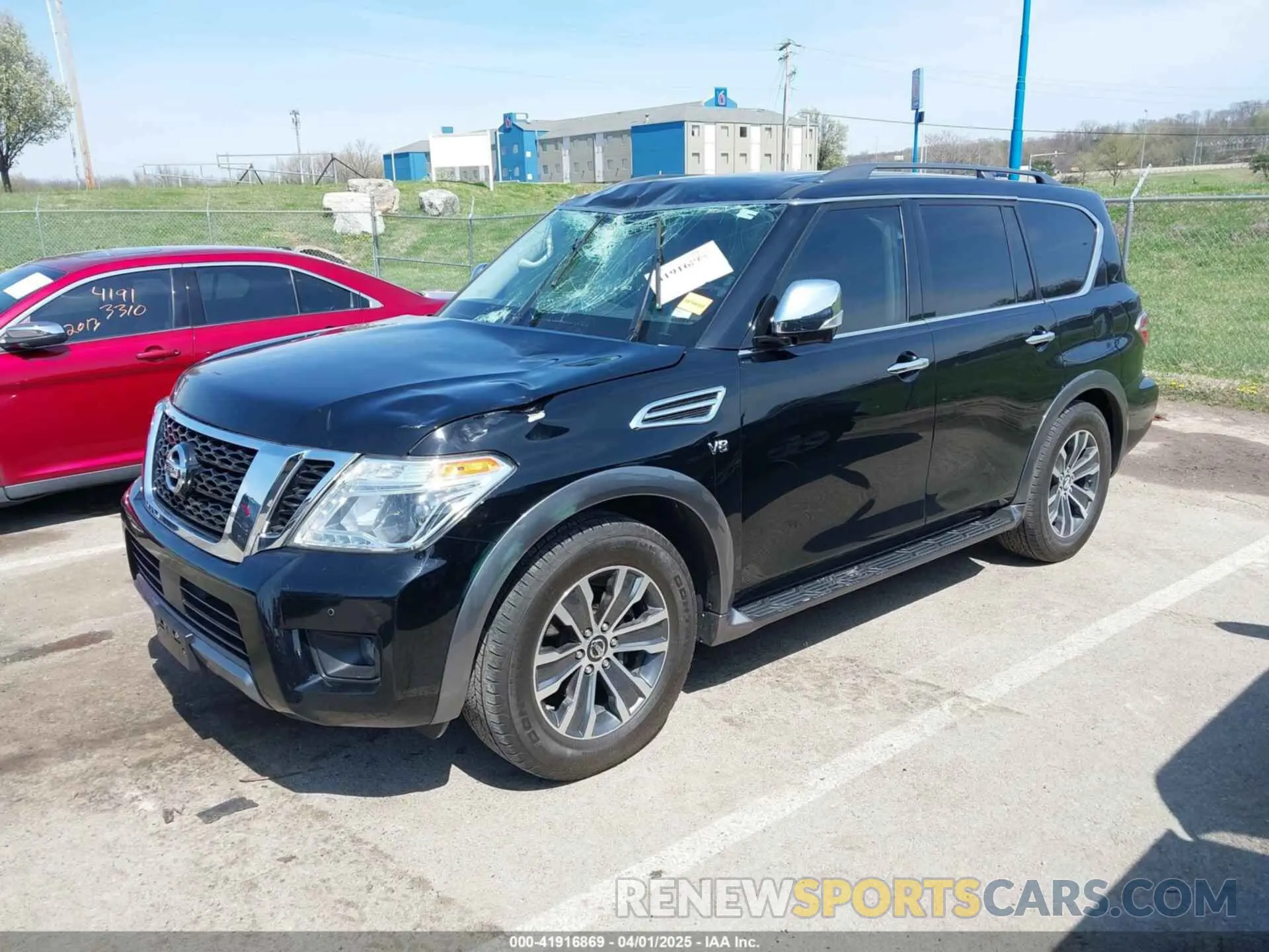2 Photograph of a damaged car JN8AY2NC0KX512433 NISSAN ARMADA 2019