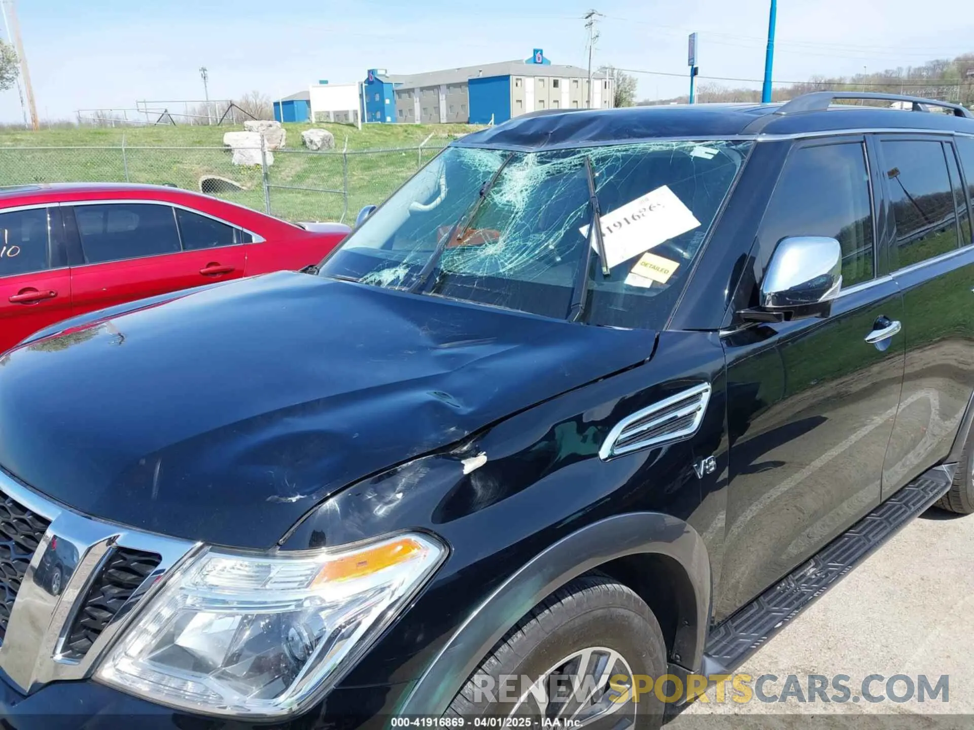 6 Photograph of a damaged car JN8AY2NC0KX512433 NISSAN ARMADA 2019