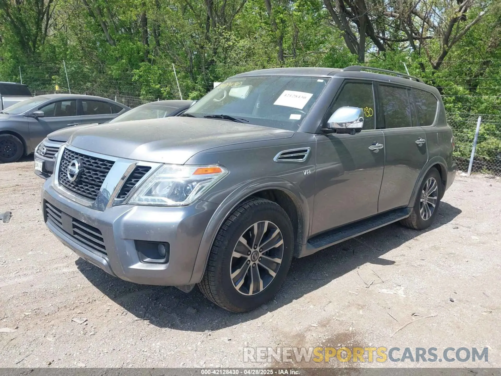 2 Photograph of a damaged car JN8AY2NC1KX511033 NISSAN ARMADA 2019