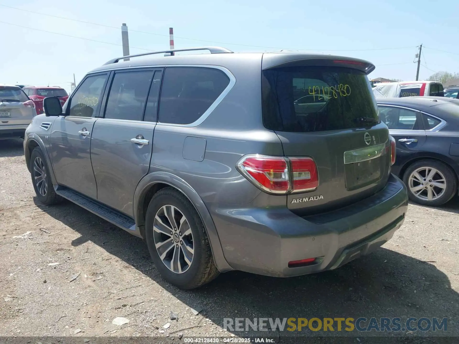 3 Photograph of a damaged car JN8AY2NC1KX511033 NISSAN ARMADA 2019