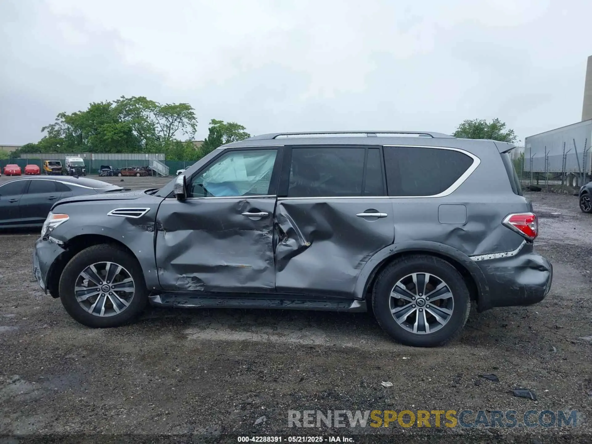 15 Photograph of a damaged car JN8AY2NC2K9581368 NISSAN ARMADA 2019