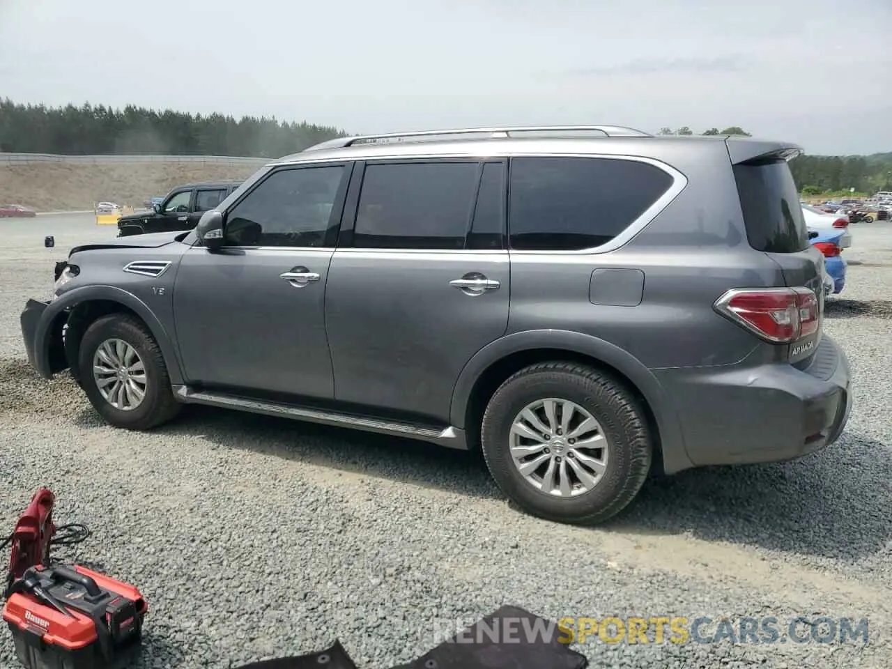 2 Photograph of a damaged car JN8AY2NC3K9585509 NISSAN ARMADA 2019