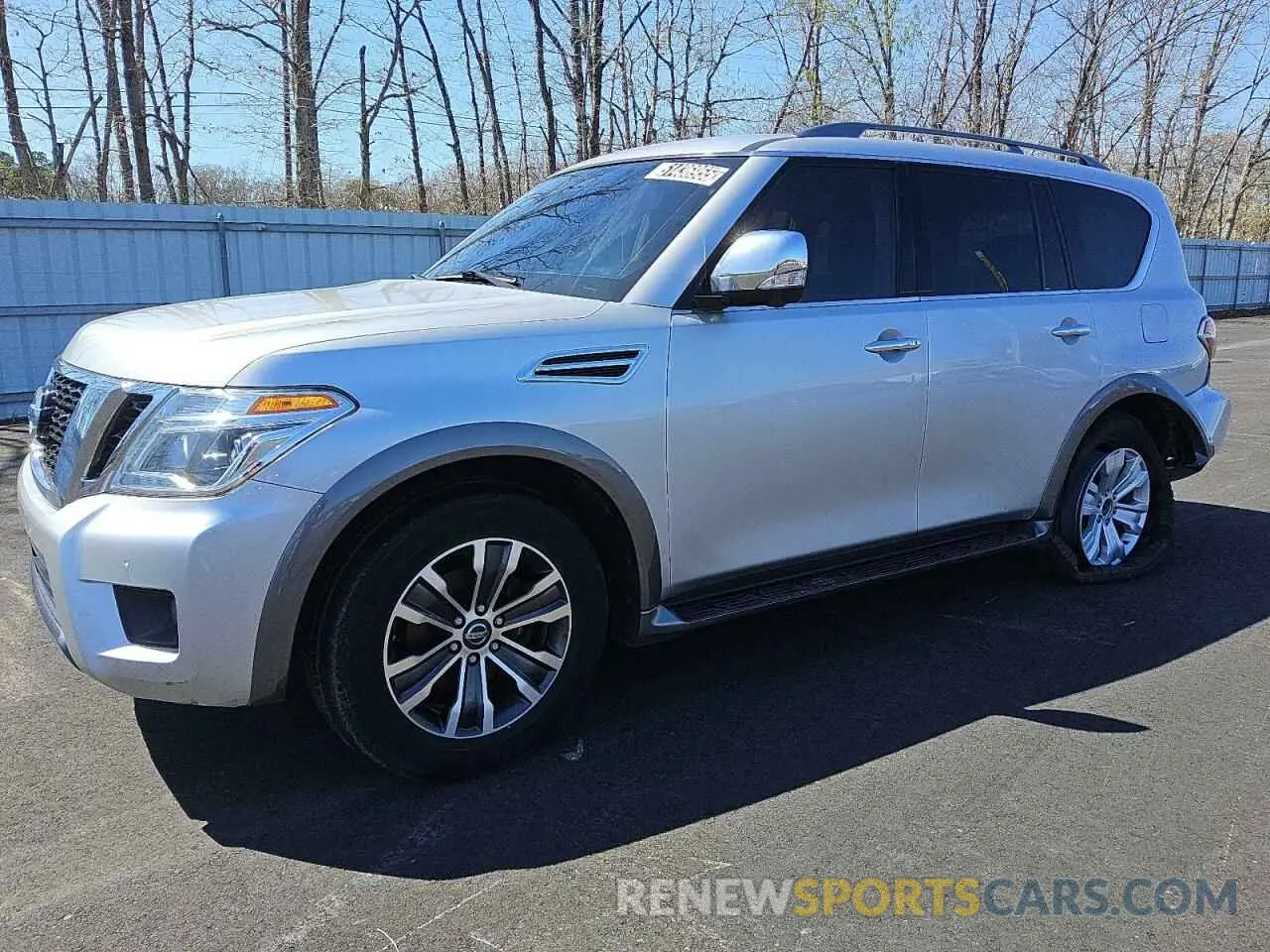 1 Photograph of a damaged car JN8AY2NC3K9586465 NISSAN ARMADA 2019