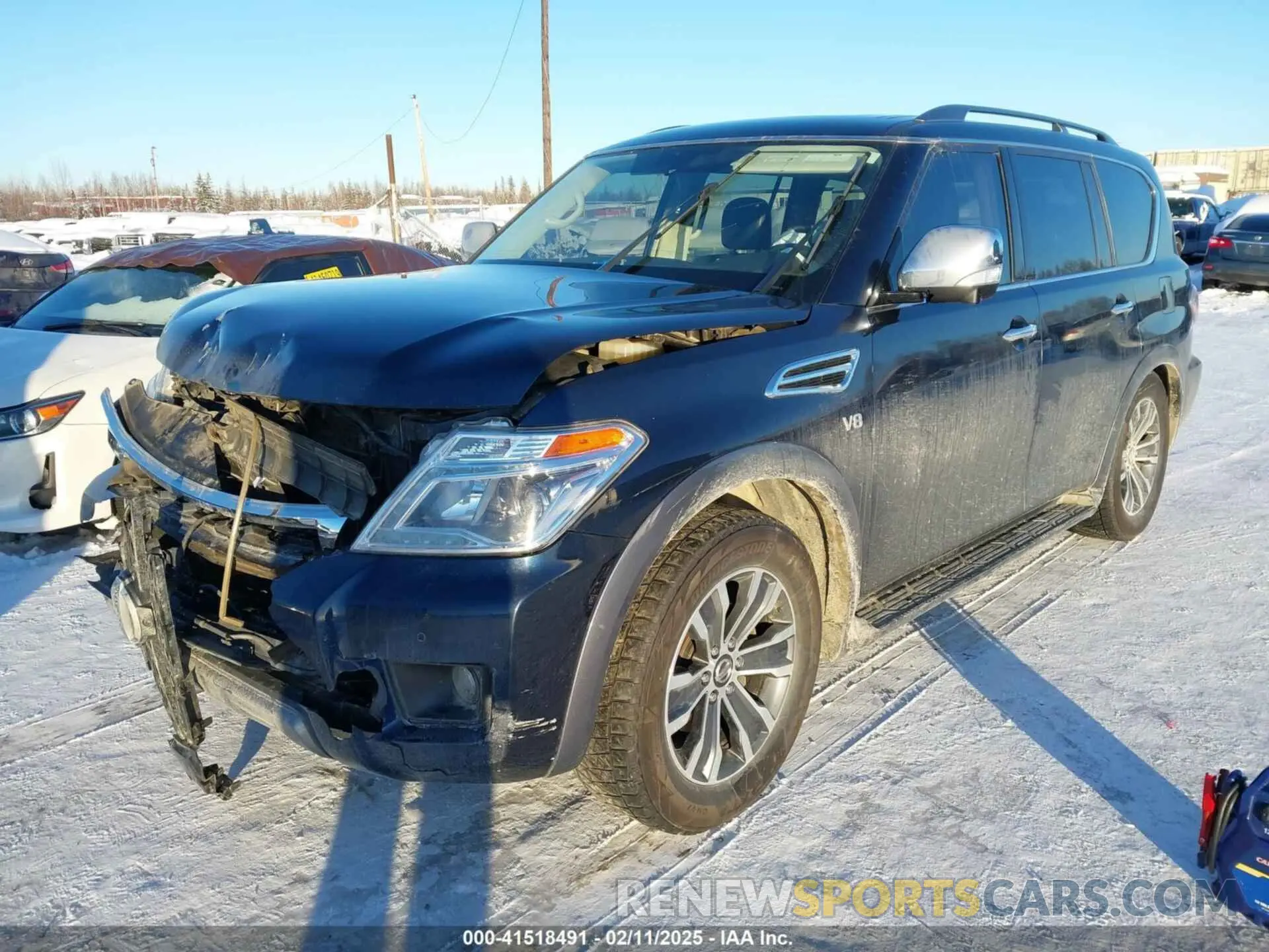 2 Photograph of a damaged car JN8AY2NC4K9582554 NISSAN ARMADA 2019