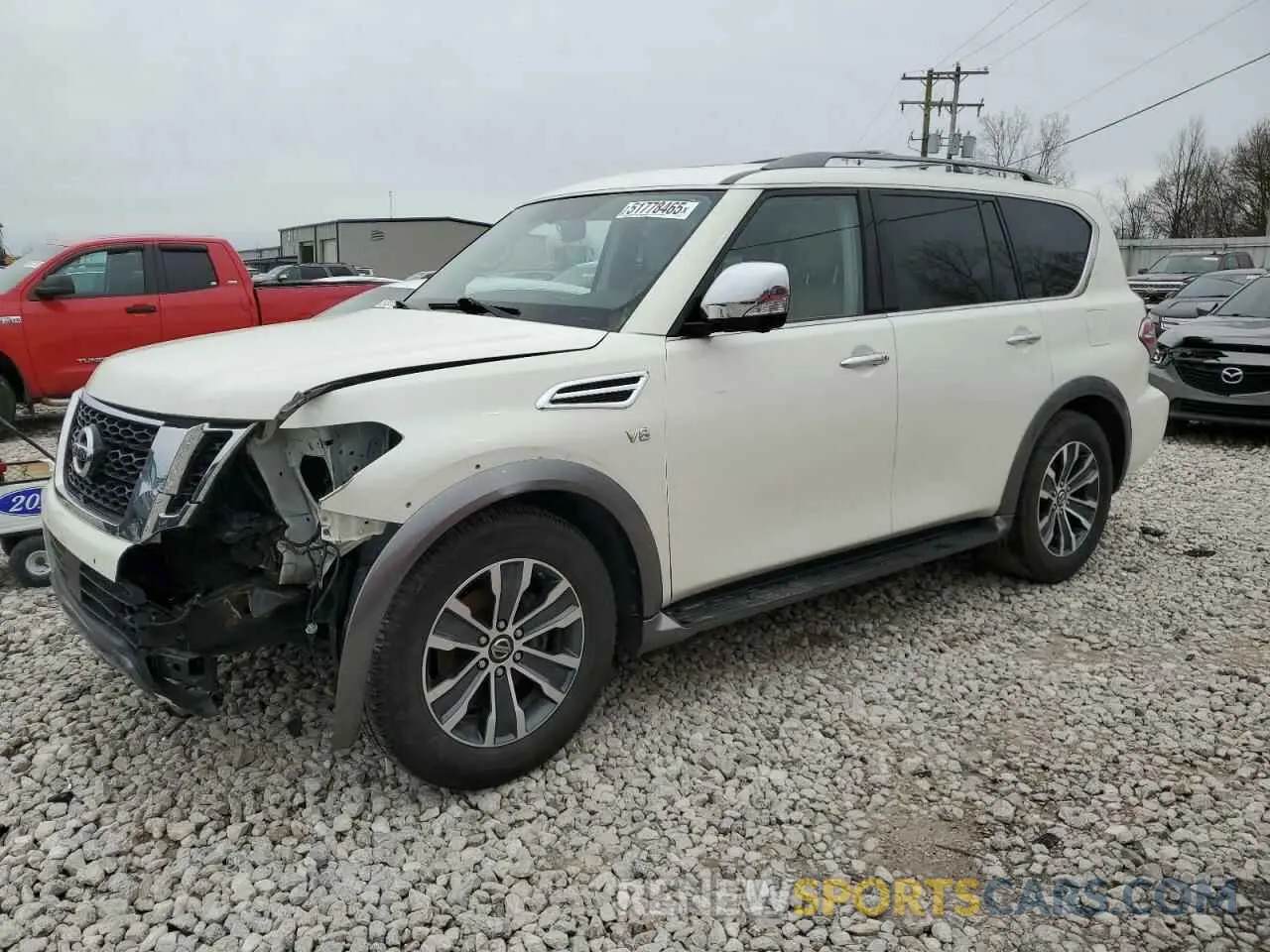1 Photograph of a damaged car JN8AY2NC4K9588466 NISSAN ARMADA 2019