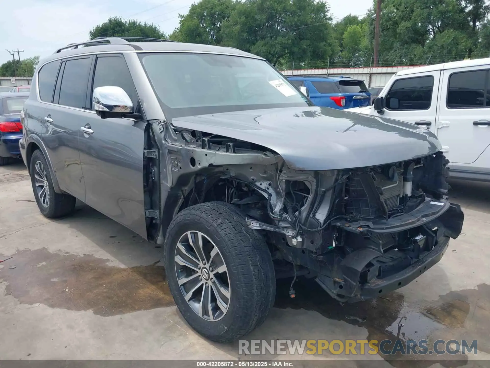 1 Photograph of a damaged car JN8AY2NC5KX510953 NISSAN ARMADA 2019