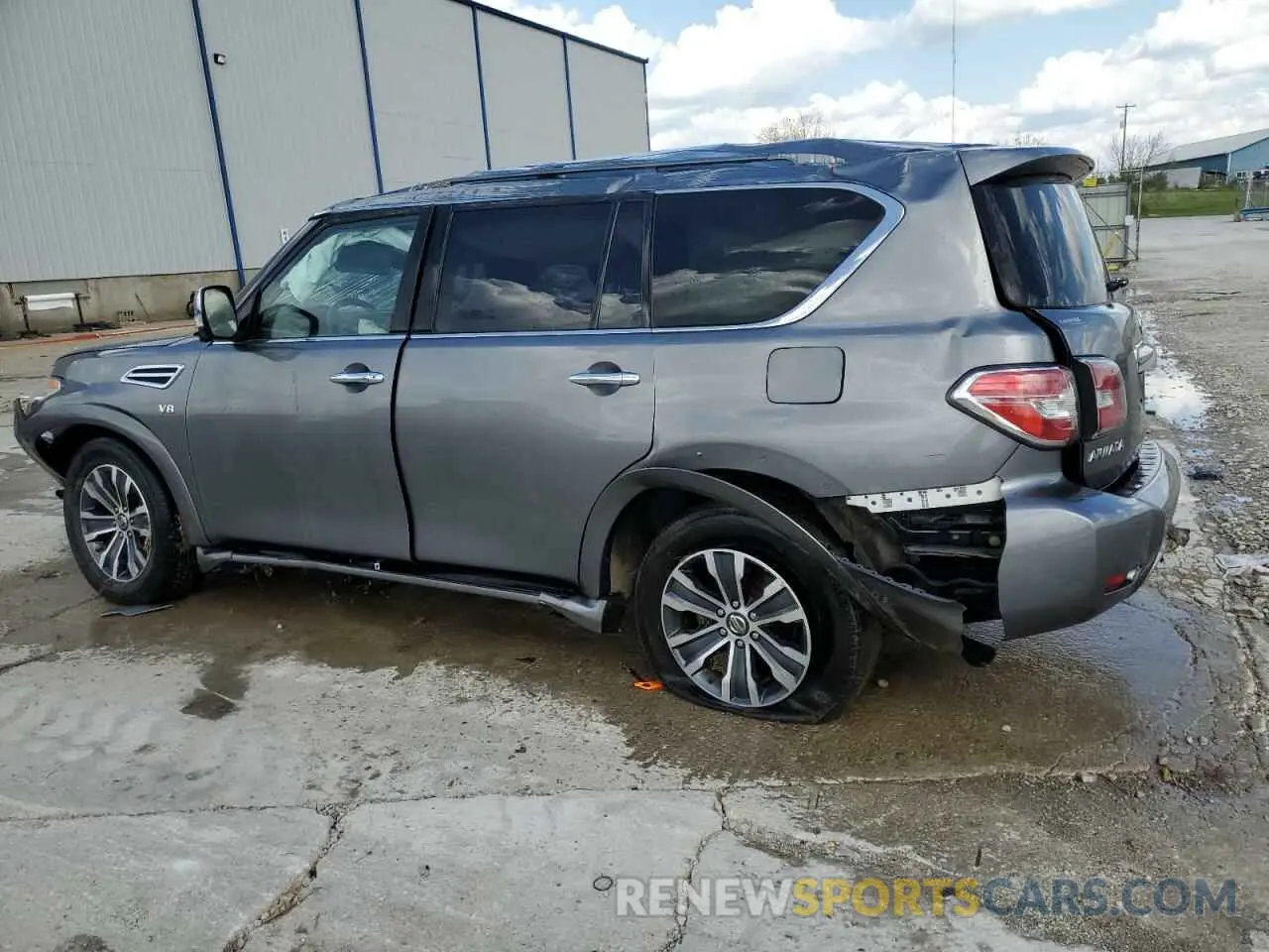 2 Photograph of a damaged car JN8AY2NC6K9584158 NISSAN ARMADA 2019