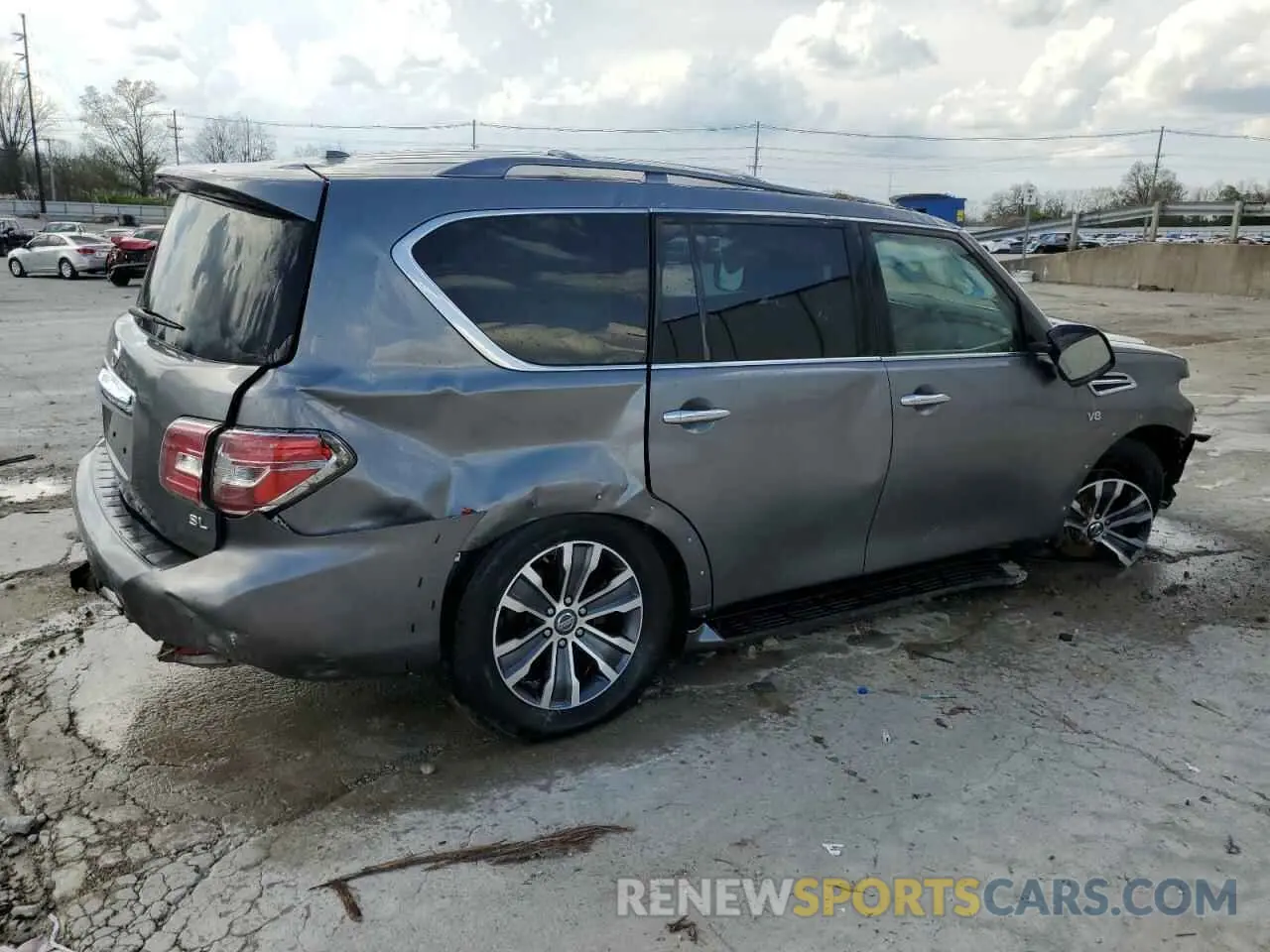 3 Photograph of a damaged car JN8AY2NC6K9584158 NISSAN ARMADA 2019