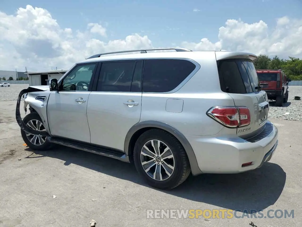 2 Photograph of a damaged car JN8AY2NC6K9585018 NISSAN ARMADA 2019