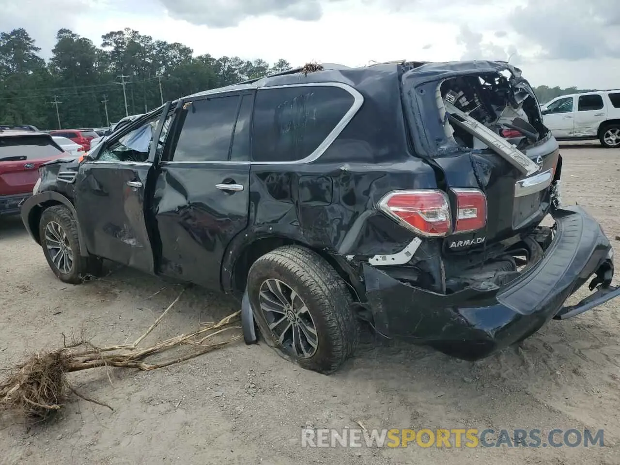 2 Photograph of a damaged car JN8AY2NC6KX509990 NISSAN ARMADA 2019