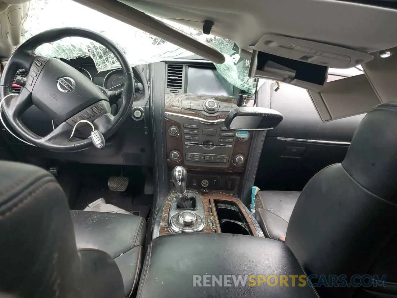 8 Photograph of a damaged car JN8AY2NC6KX509990 NISSAN ARMADA 2019