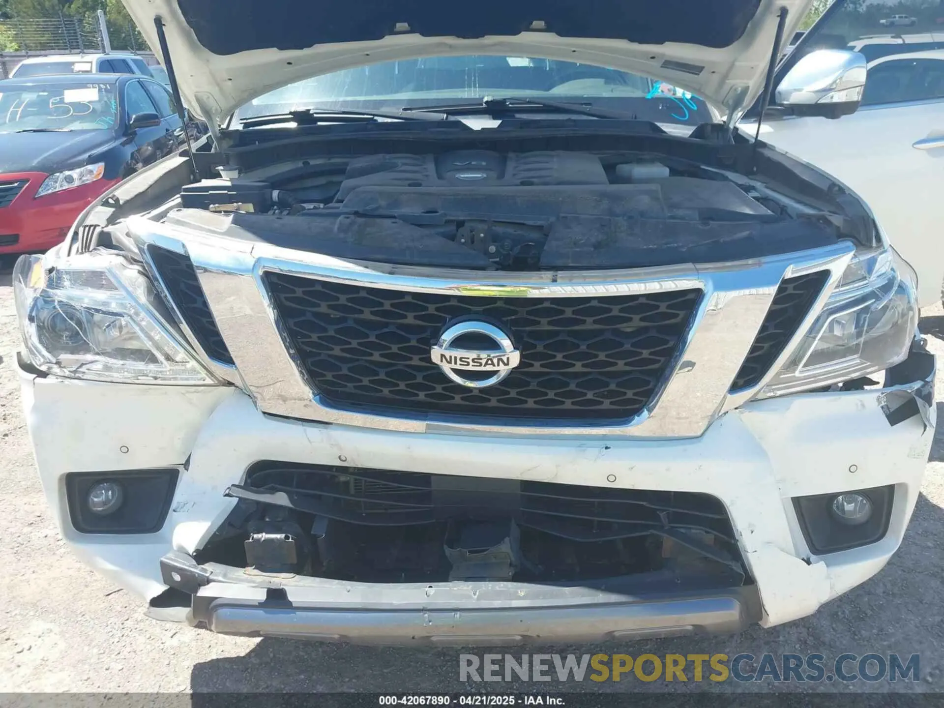 10 Photograph of a damaged car JN8AY2NC7KX509061 NISSAN ARMADA 2019