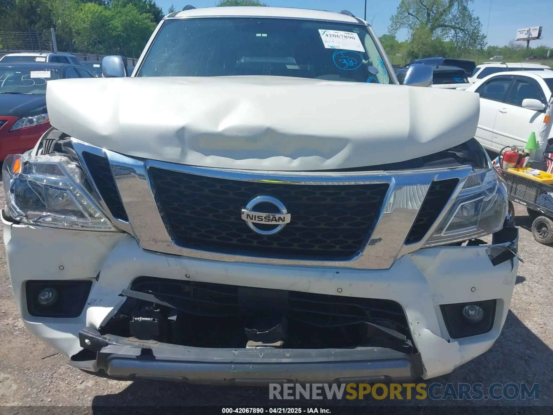 12 Photograph of a damaged car JN8AY2NC7KX509061 NISSAN ARMADA 2019