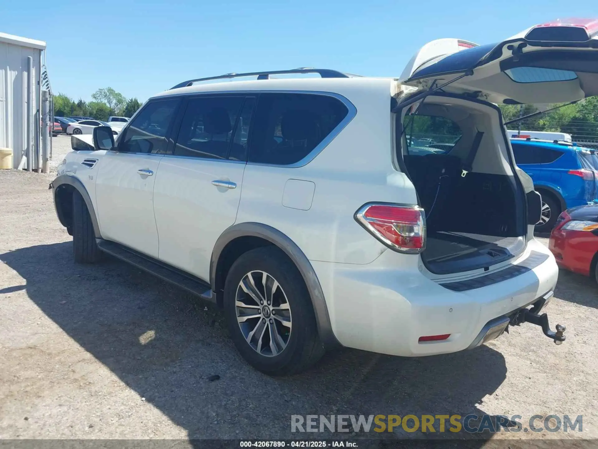 3 Photograph of a damaged car JN8AY2NC7KX509061 NISSAN ARMADA 2019