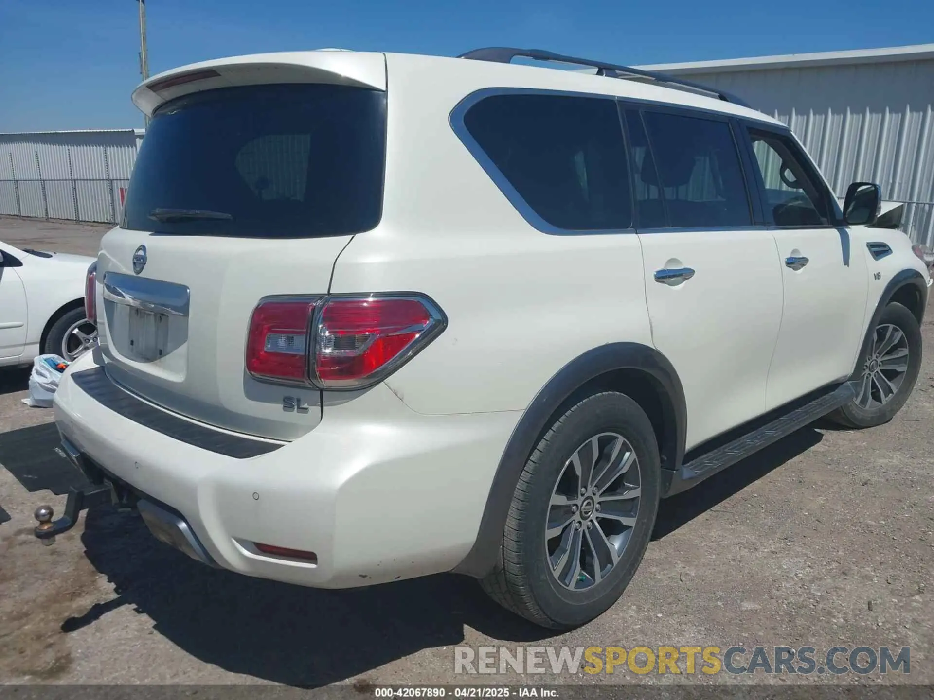 4 Photograph of a damaged car JN8AY2NC7KX509061 NISSAN ARMADA 2019