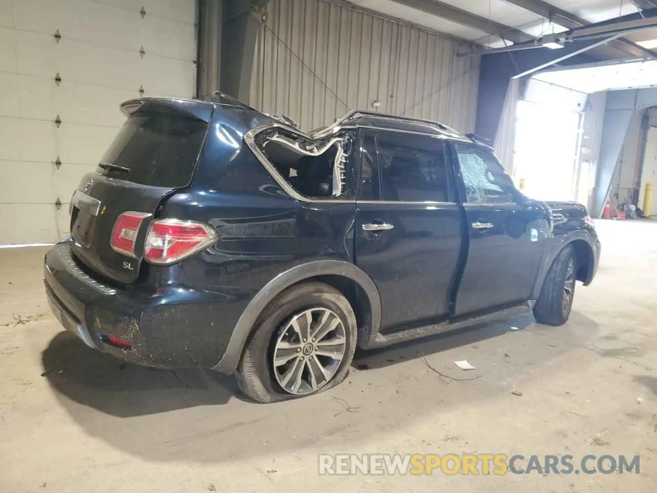 3 Photograph of a damaged car JN8AY2NC7KX511814 NISSAN ARMADA 2019