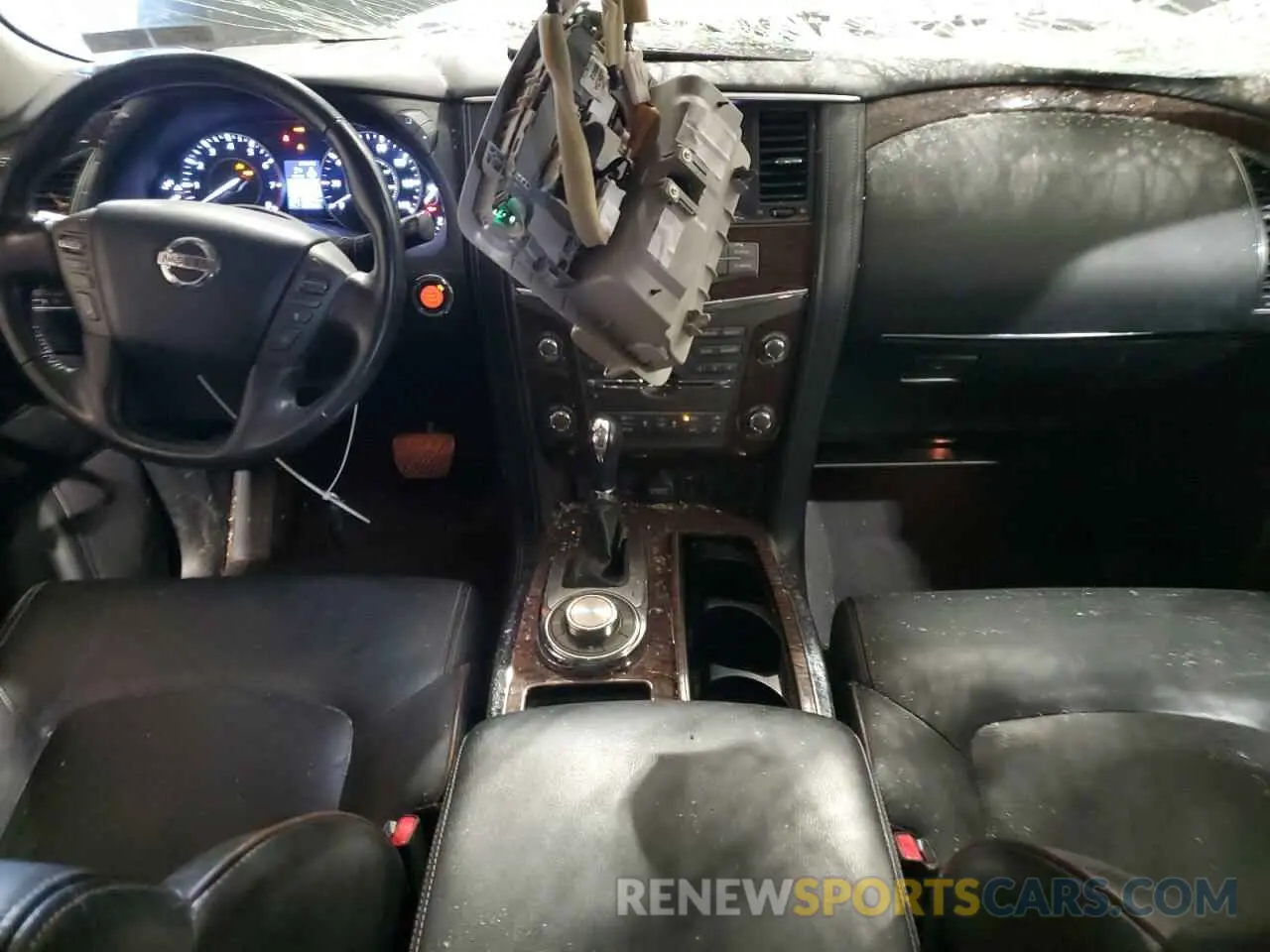 8 Photograph of a damaged car JN8AY2NC7KX511814 NISSAN ARMADA 2019