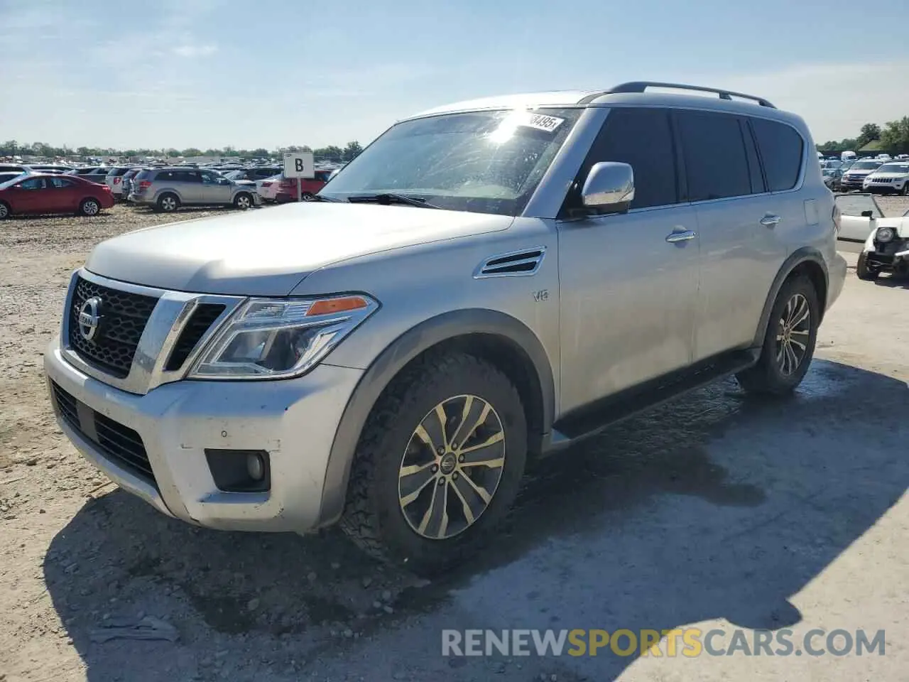 1 Photograph of a damaged car JN8AY2NC8KX509294 NISSAN ARMADA 2019