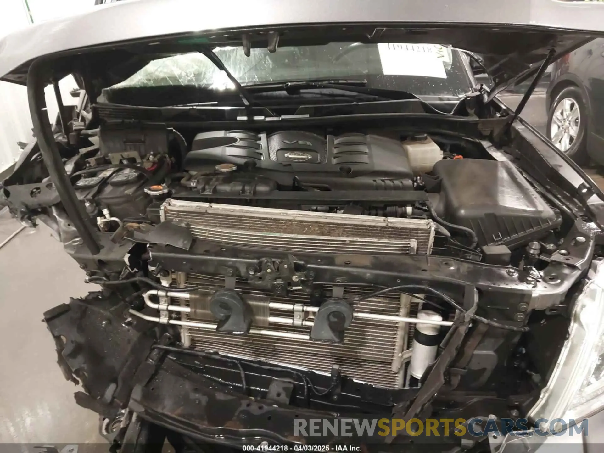 10 Photograph of a damaged car JN8AY2NC8KX509991 NISSAN ARMADA 2019