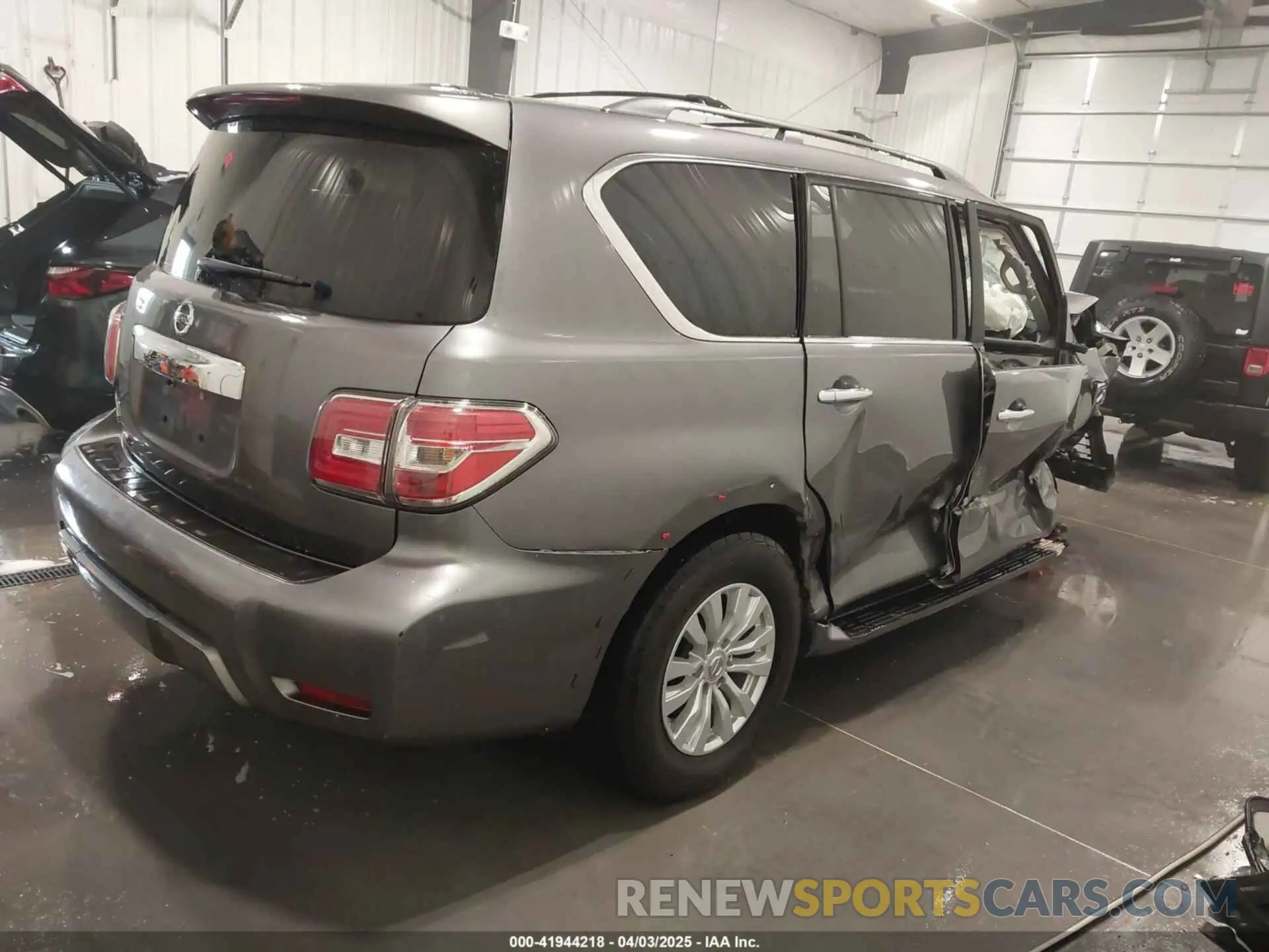 4 Photograph of a damaged car JN8AY2NC8KX509991 NISSAN ARMADA 2019