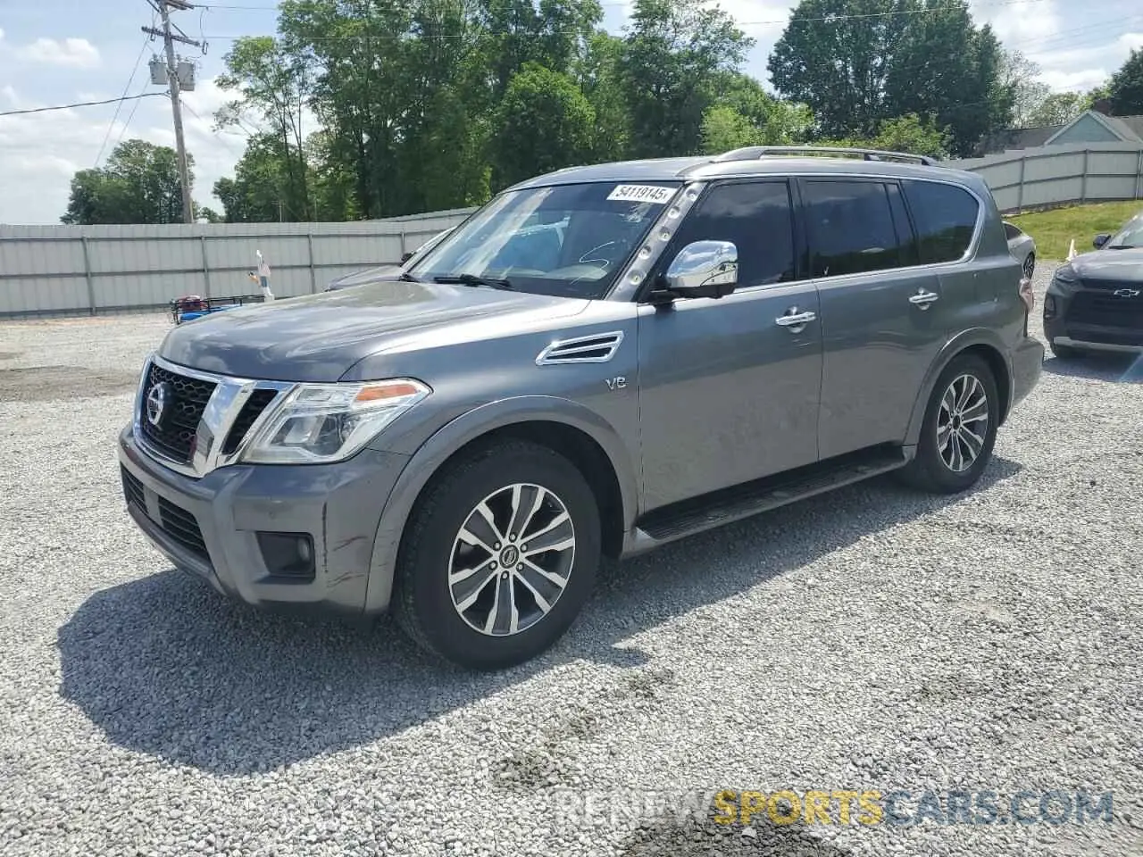 1 Photograph of a damaged car JN8AY2ND0K9092444 NISSAN ARMADA 2019