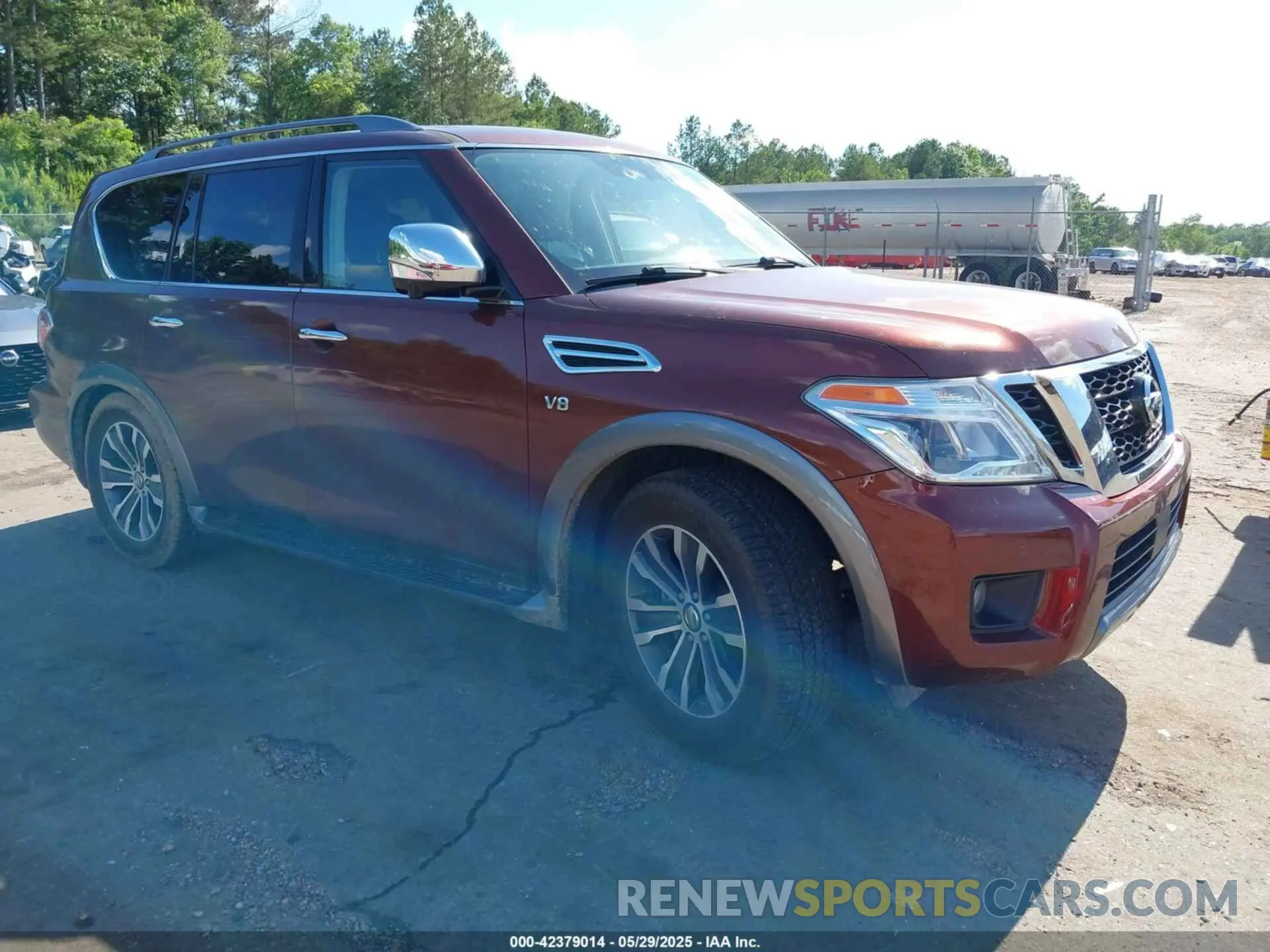 1 Photograph of a damaged car JN8AY2ND2K9086001 NISSAN ARMADA 2019